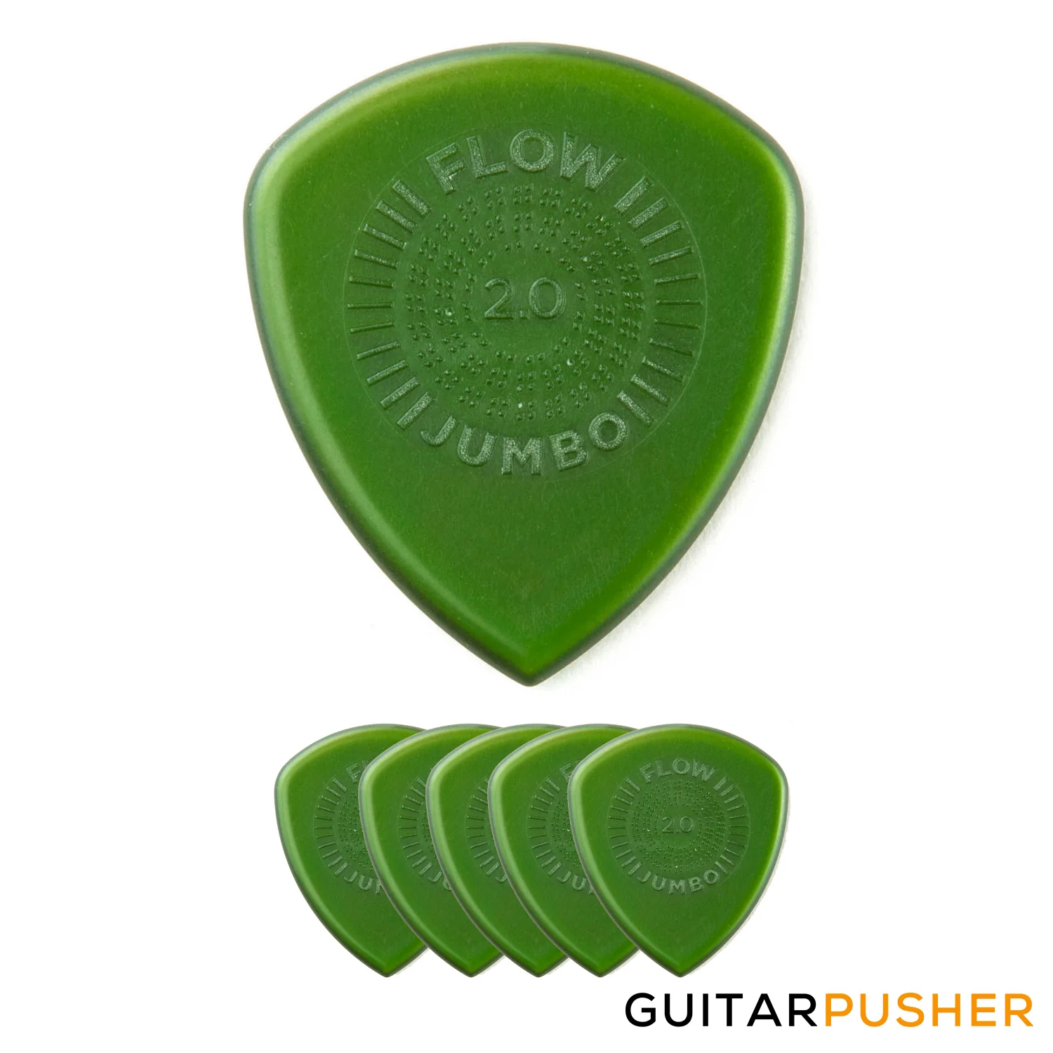 Dunlop Flow Jumbo 200 2.0mm Guitar Pick - Image 2