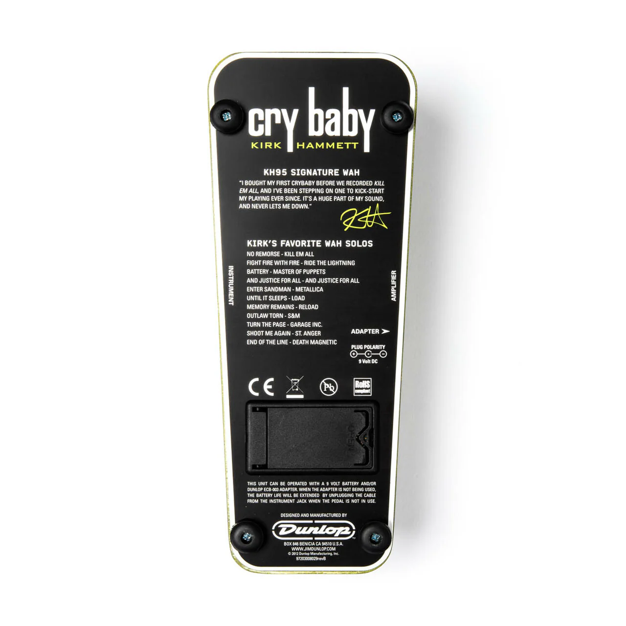 Dunlop Kirk Hammett Wah - Image 3