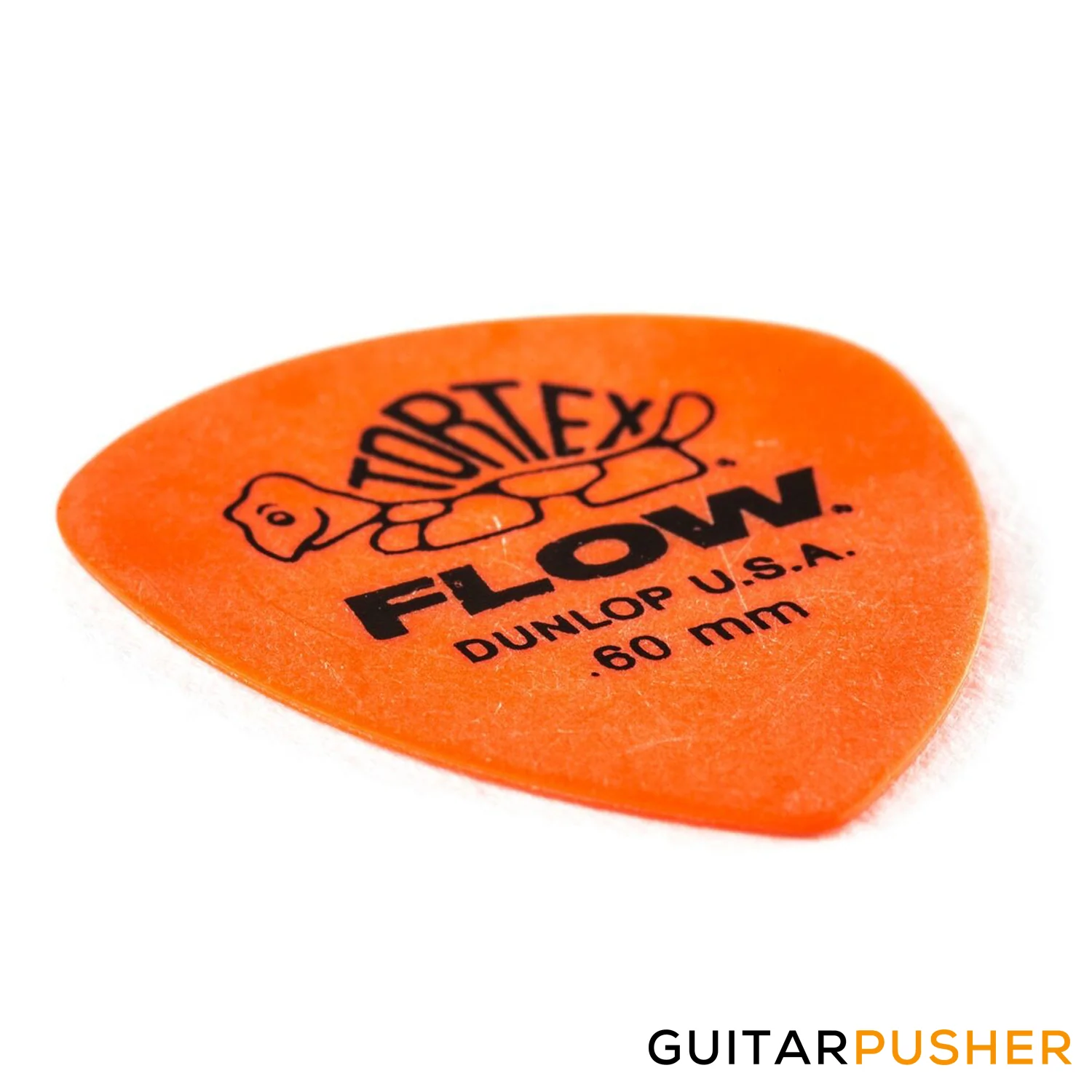 Dunlop Tortex Flow Guitar Pick 558R - 0.60mm Orange - Image 3