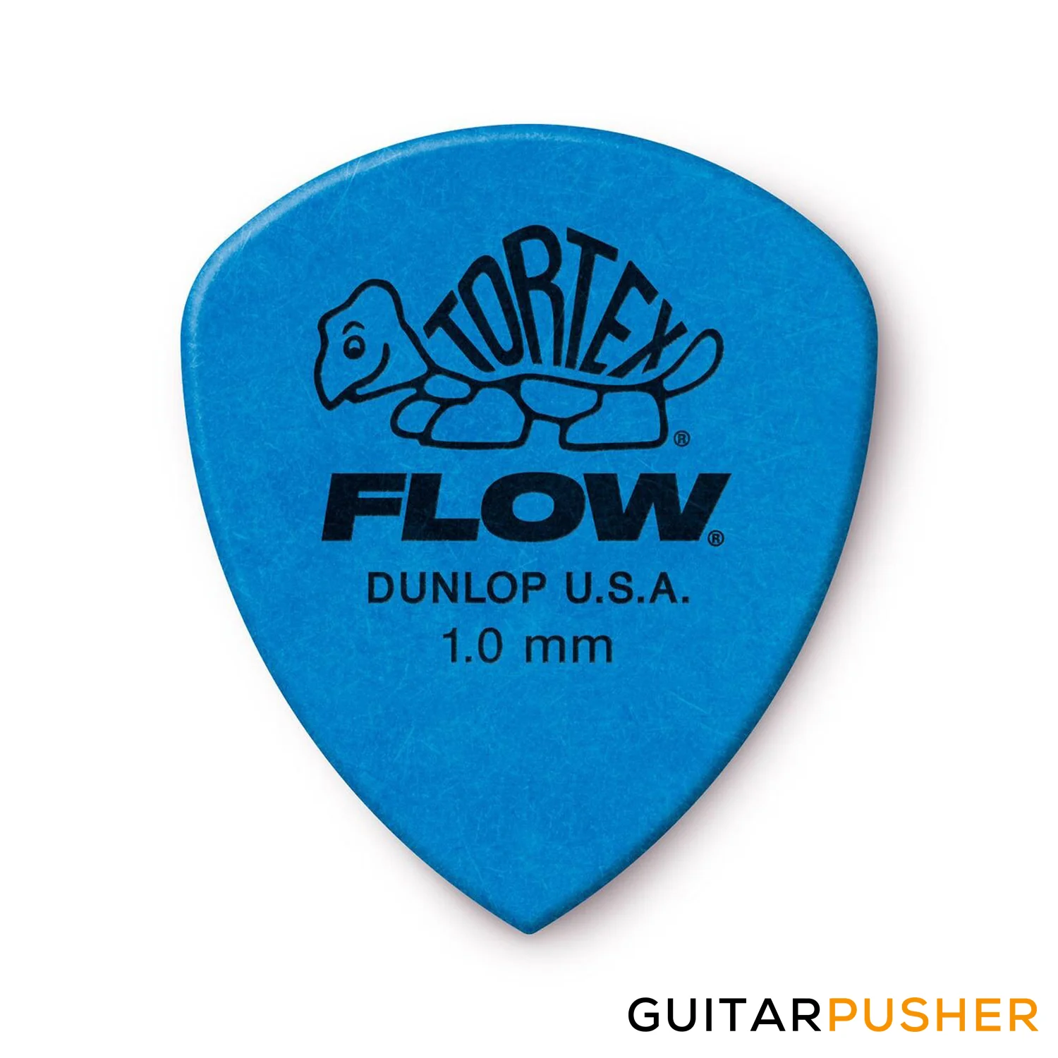 Dunlop Tortex Flow Guitar Pick 558R - 1.0mm Blue - Image 2