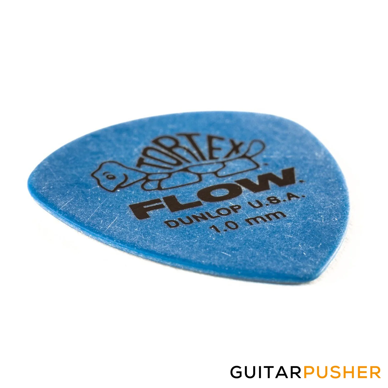 Dunlop Tortex Flow Guitar Pick 558R - 1.0mm Blue - Image 3