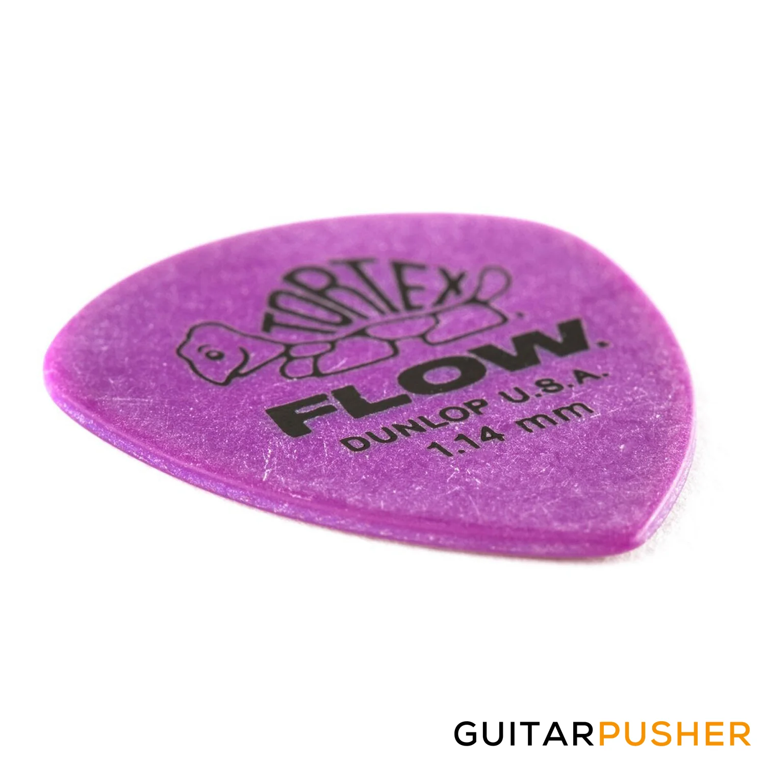 Dunlop Tortex Flow Guitar Pick 558R - 1.14mm Purple - Image 3