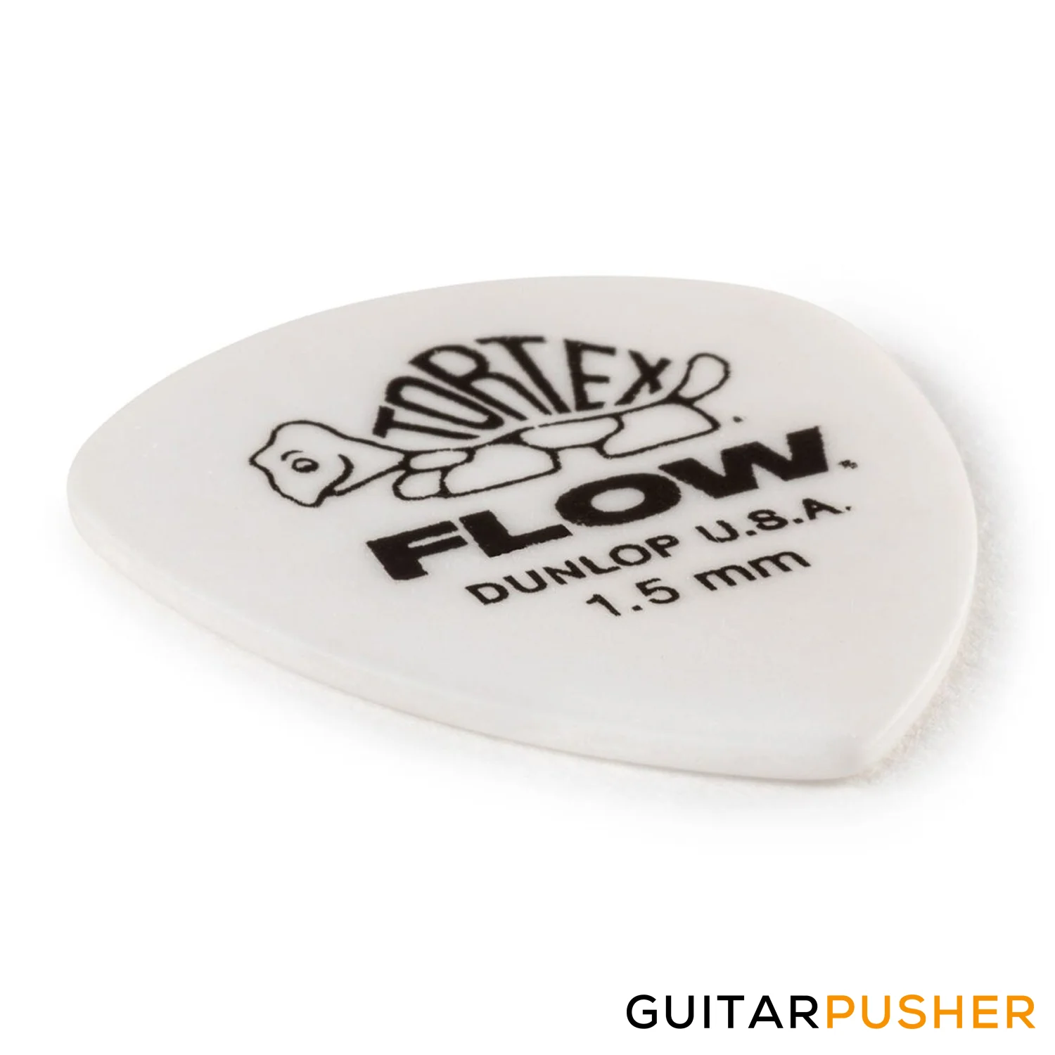 Dunlop Tortex Flow Guitar Pick 558R - 1.50mm White - Image 4