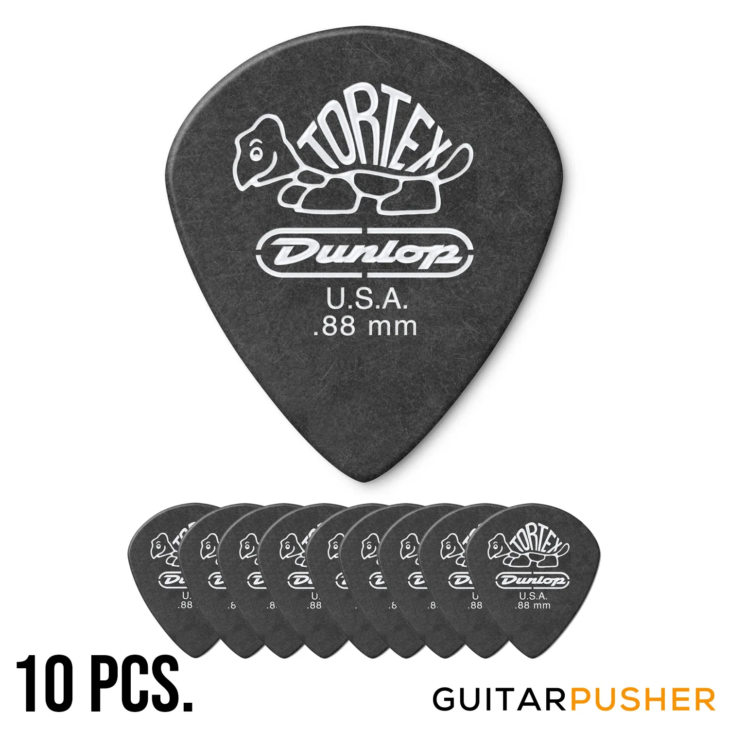 Dunlop Tortex Jazz III Pitch Black Guitar Pick 0.88mm