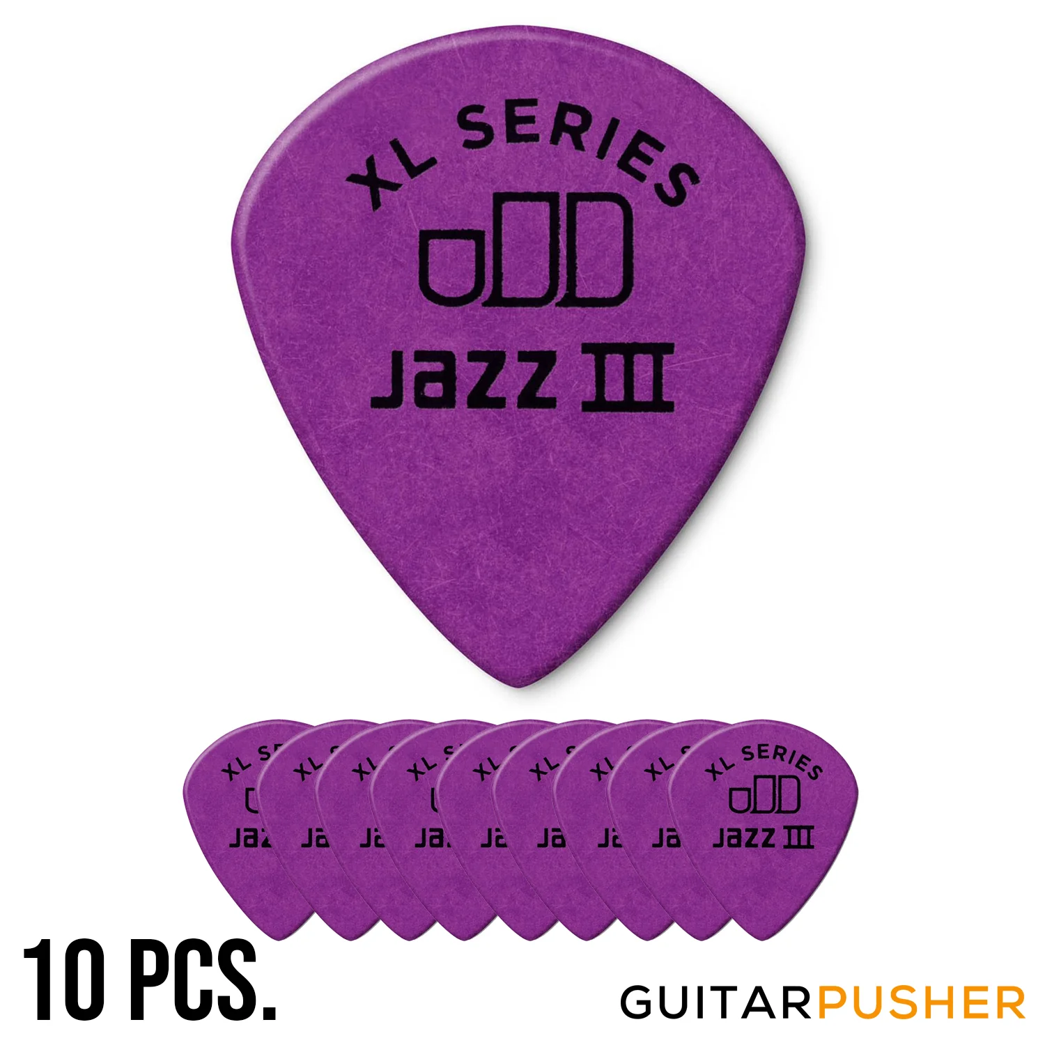 Dunlop Tortex Jazz III XL Guitar Pick 498R 1.14mm - Purple
