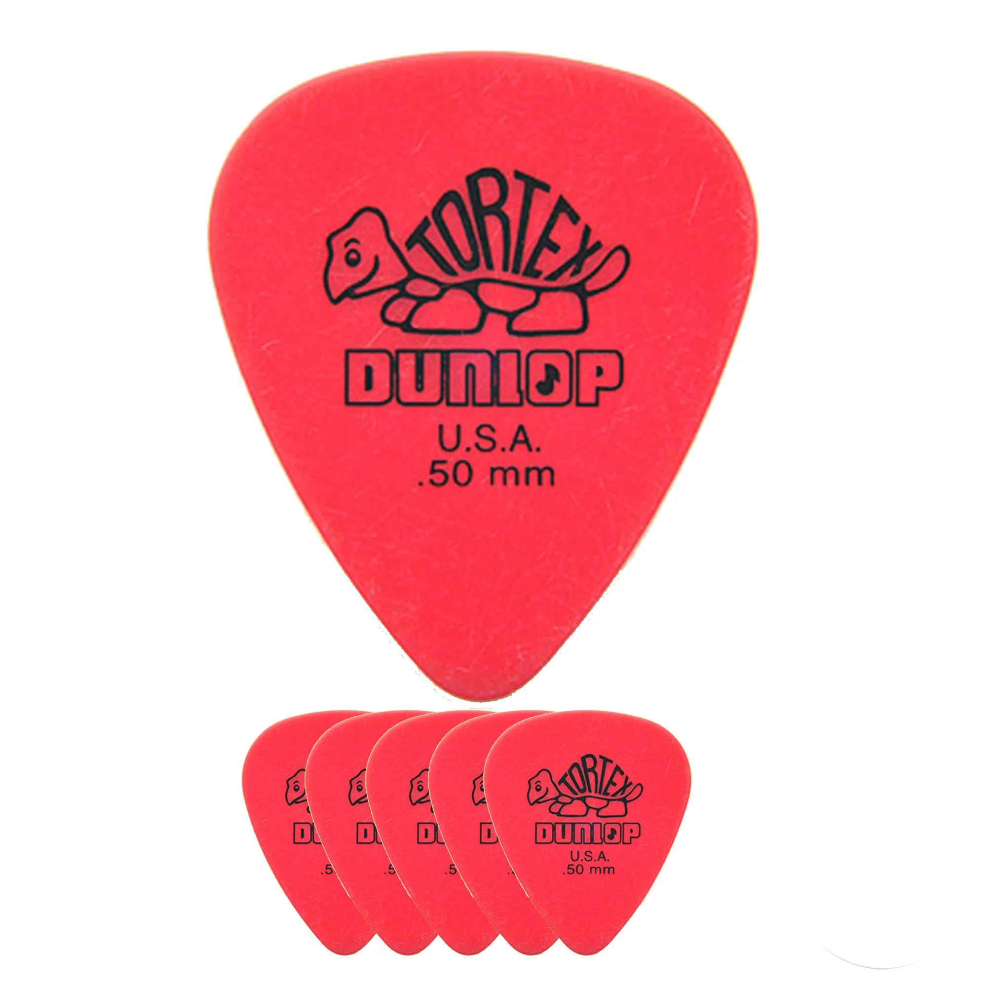 Dunlop Tortex Standard Guitar Pick 0.50mm Red - Image 3