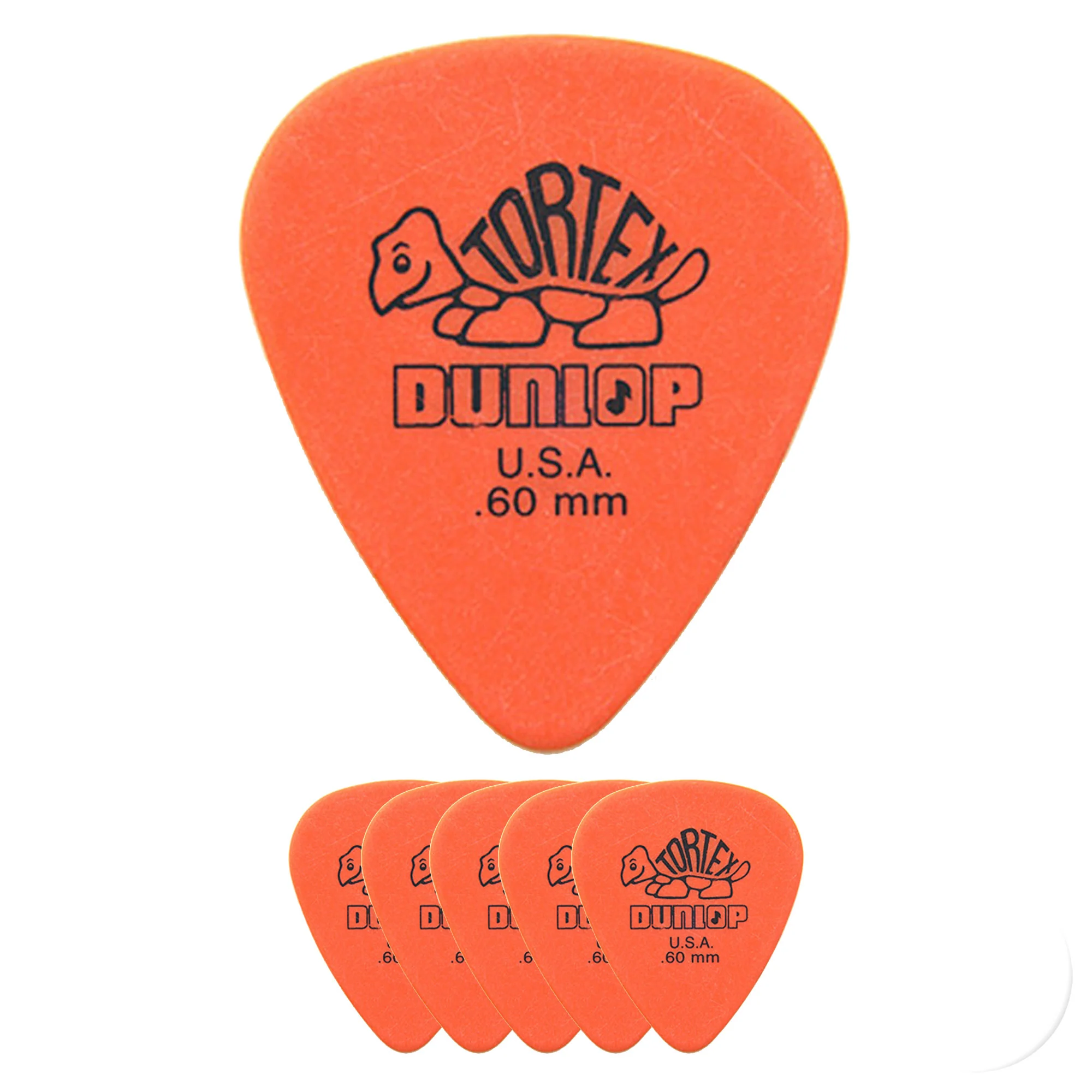 Dunlop Tortex Standard Guitar Pick 0.60mm Orange - Image 3