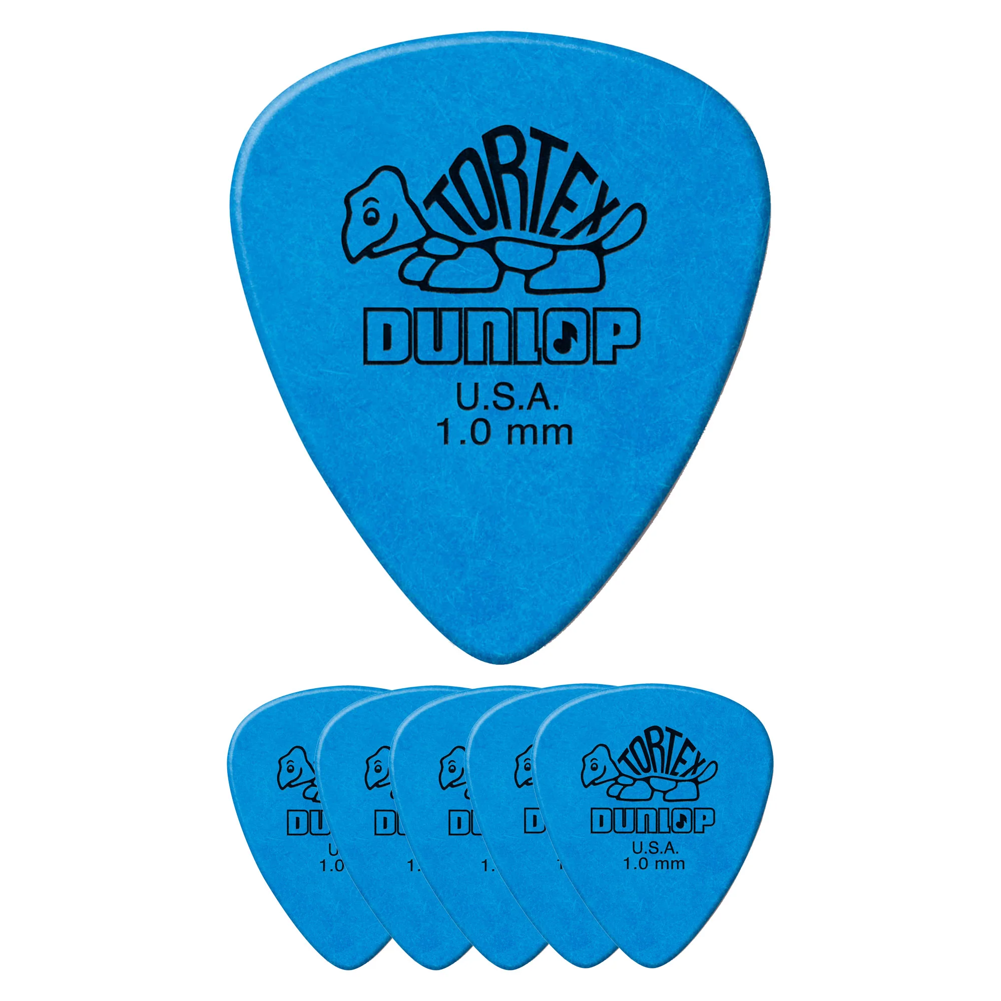 Dunlop Tortex Standard Guitar Pick 1.00mm Blue - Image 2