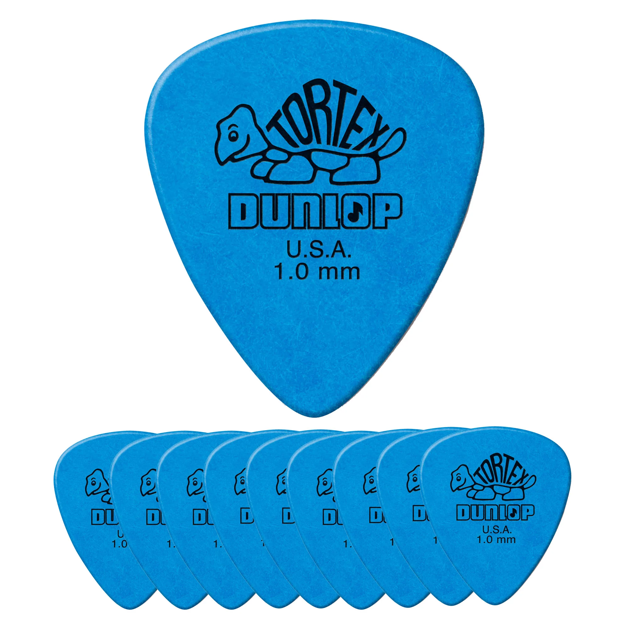 Dunlop Tortex Standard Guitar Pick 1.00mm Blue - Image 3