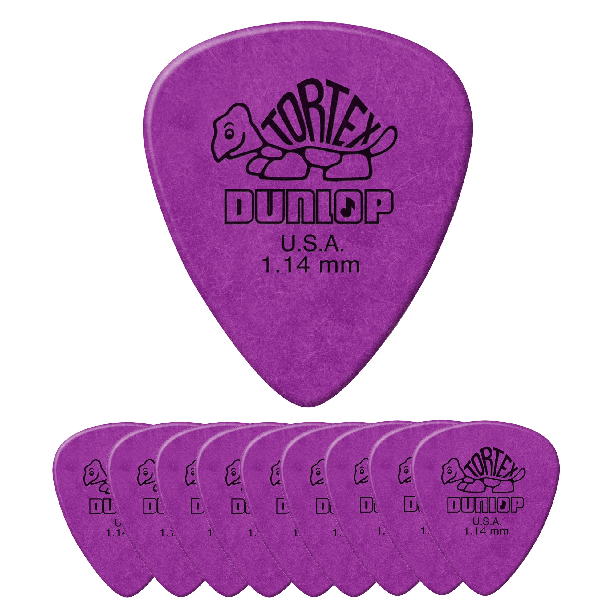 Dunlop Tortex Standard Guitar Pick 1.14mm Purple - Image 3