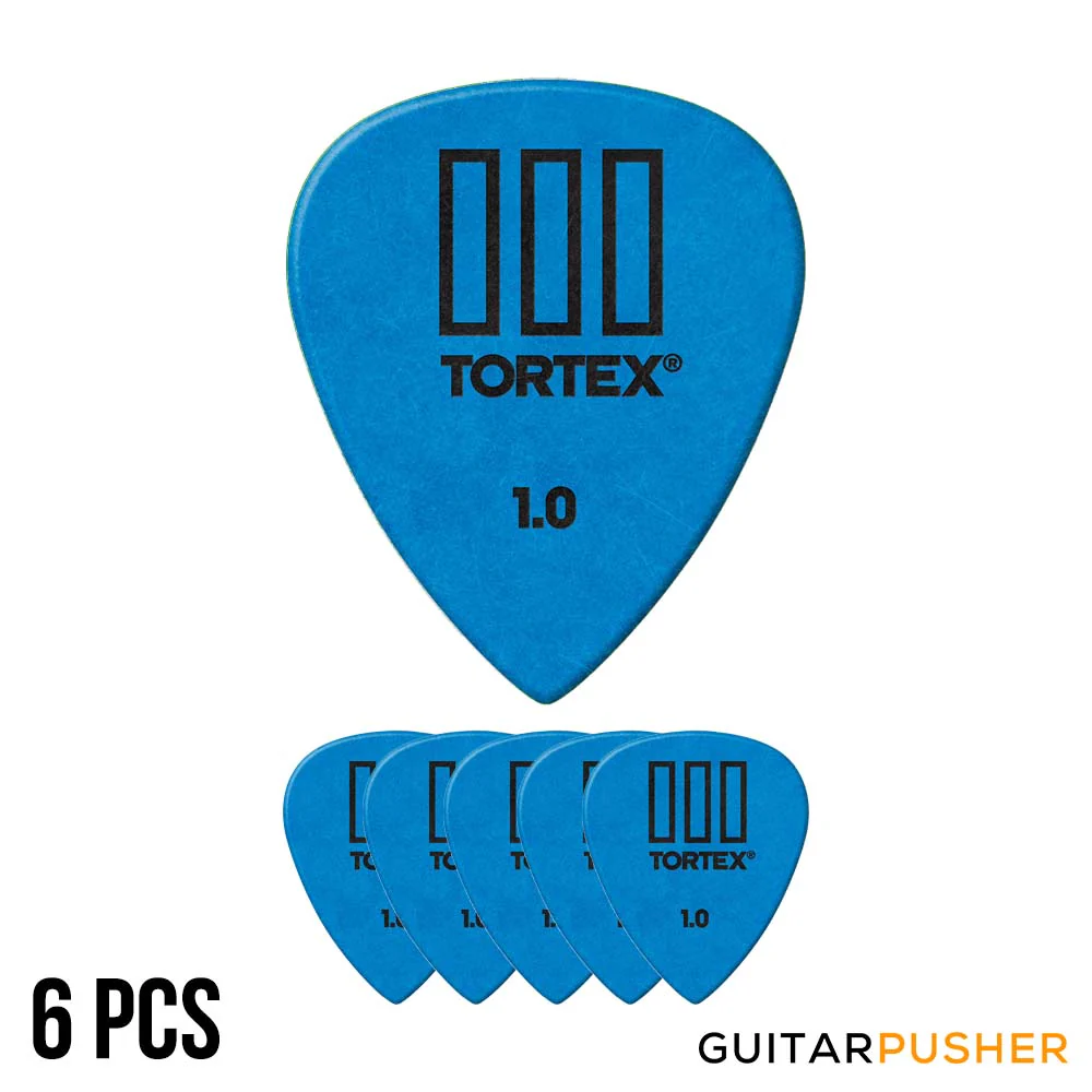 Dunlop Tortex TIII Guitar Pick 462R - 1.00mm Blue - Image 2