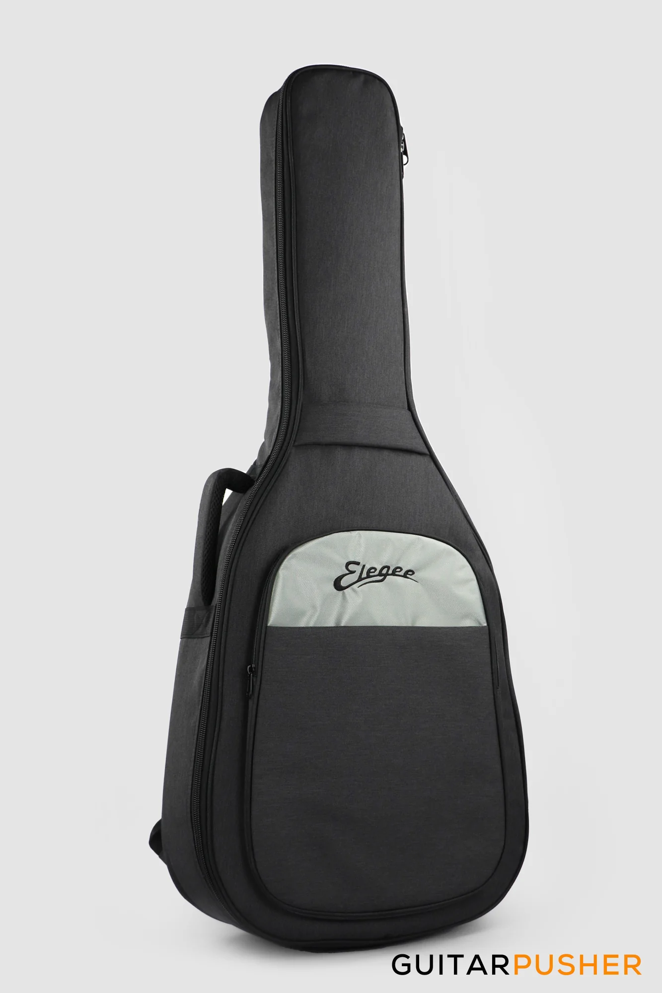 Elegee Adarna Solid Sitka Spruce Top Grand Auditorium Acoustic-Electric Guitar with Dual Pickup System - Blackburst - Image 10