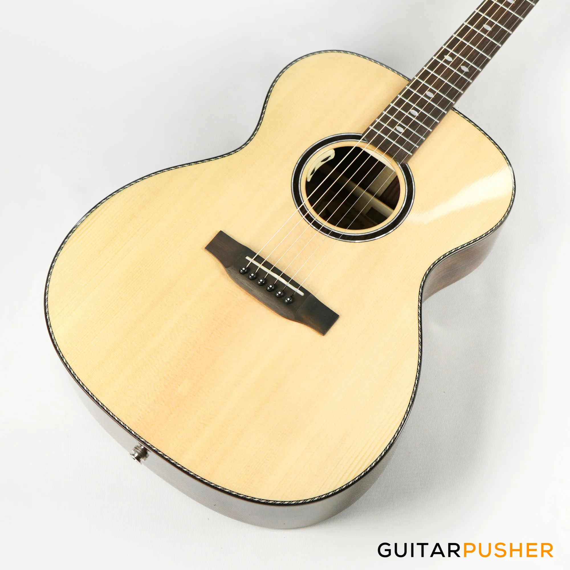 Elegee Katala Solid Sitka Spruce Top OM Acoustic-Electric Guitar with Dual Pickup System - Image 12