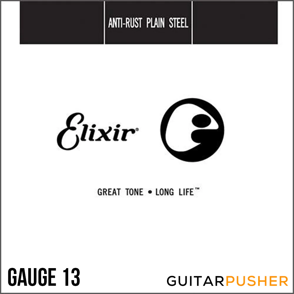 Elixir Plain Steel Anti-Rust Single String - Image 6