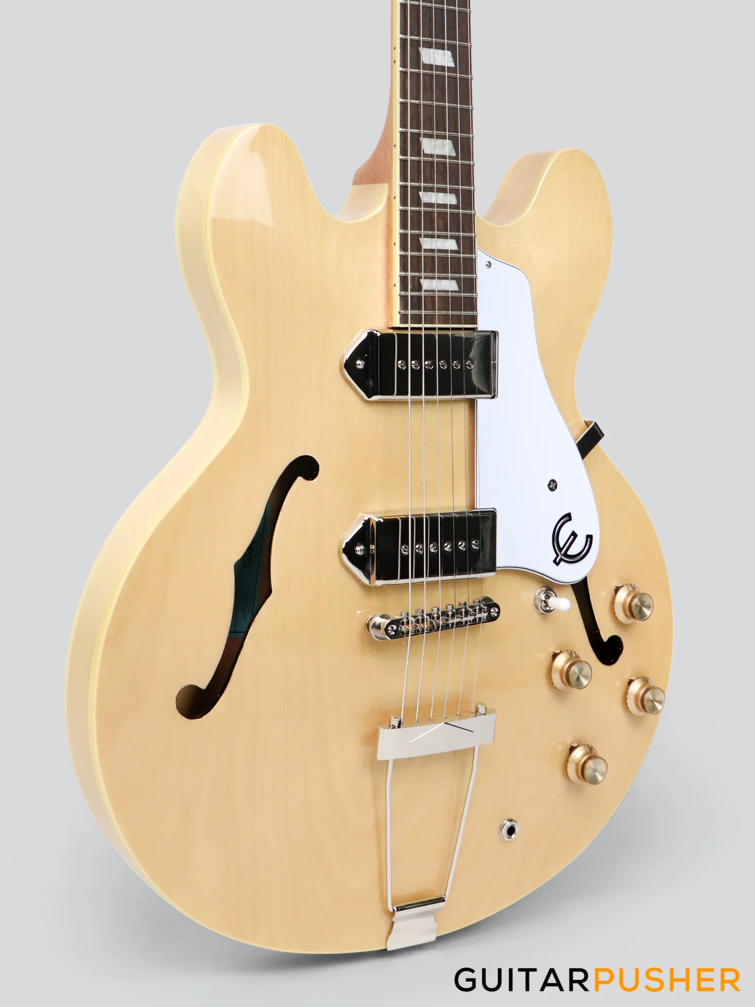Epiphone Casino Full Hollow Electric Guitar - Natural - Image 6