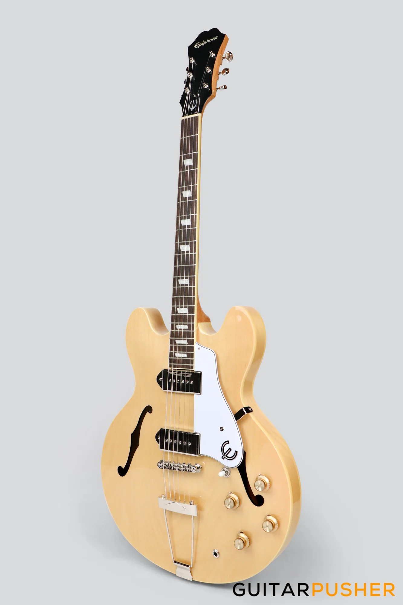 Epiphone Casino Full Hollow Electric Guitar - Natural - Image 8