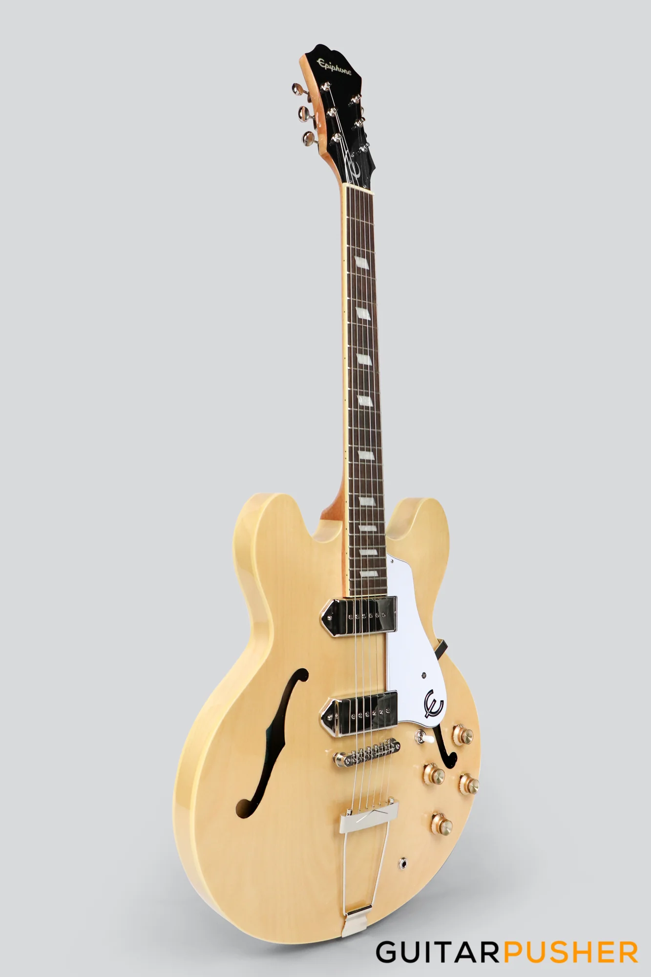 Epiphone Casino Full Hollow Electric Guitar - Natural - Image 9