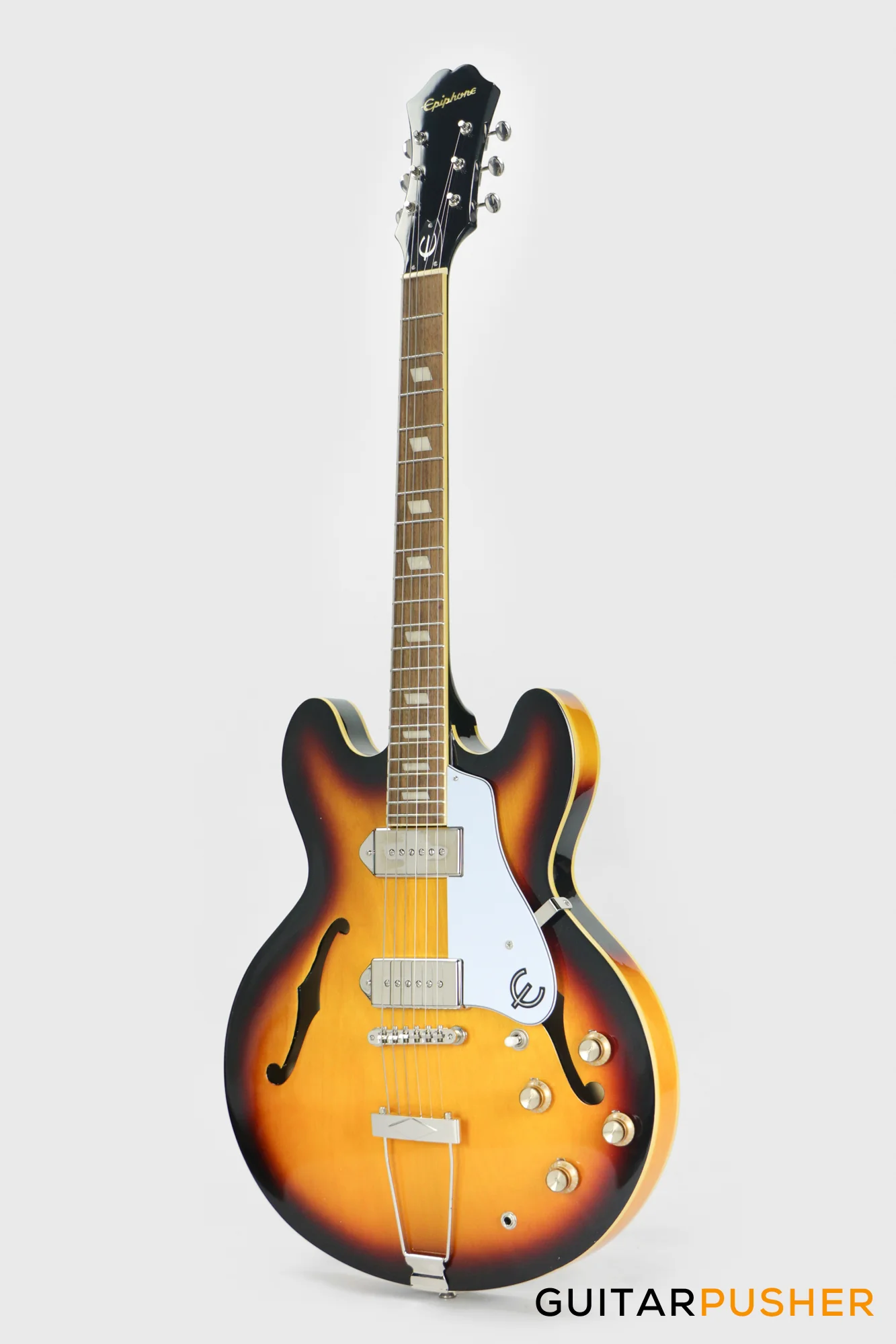 Epiphone Casino Full Hollow Electric Guitar - Vintage Sunburst - Image 7