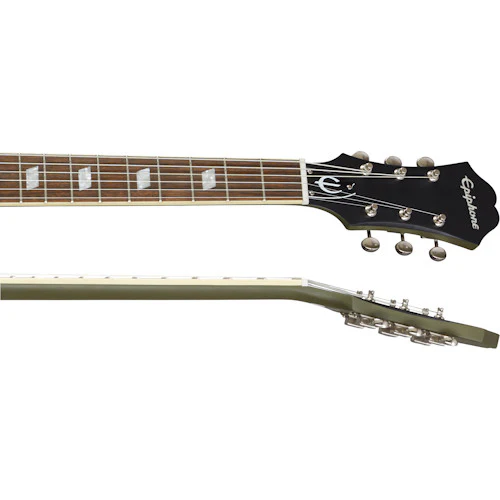 Epiphone Casino Worn Full Hollow Electric Guitar - Olive Drab - Image 3