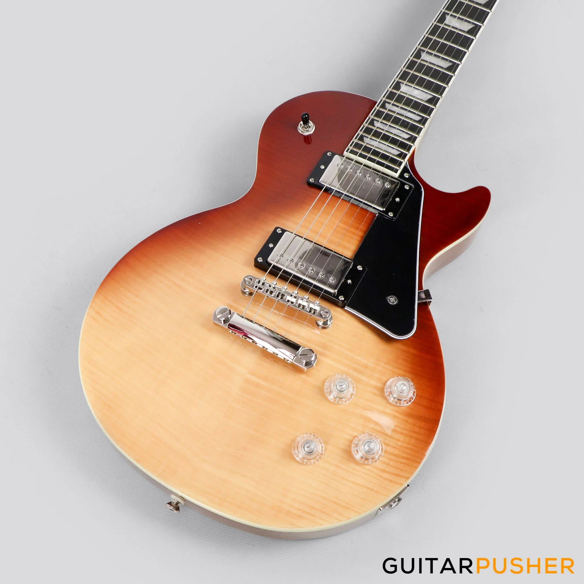 Epiphone Les Paul Modern Figured Electric Guitar - Caffe Latte Fade - Image 4
