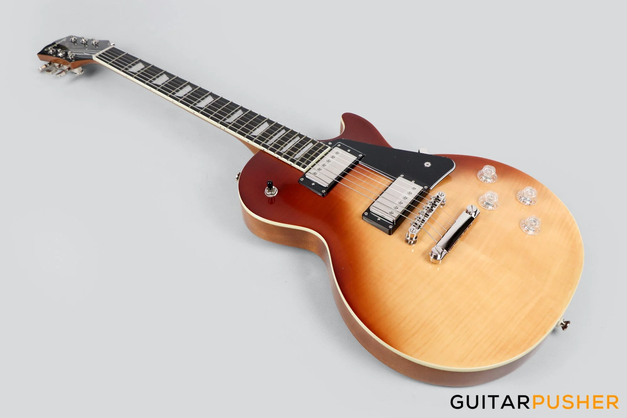Epiphone Les Paul Modern Figured Electric Guitar - Caffe Latte Fade - Image 5