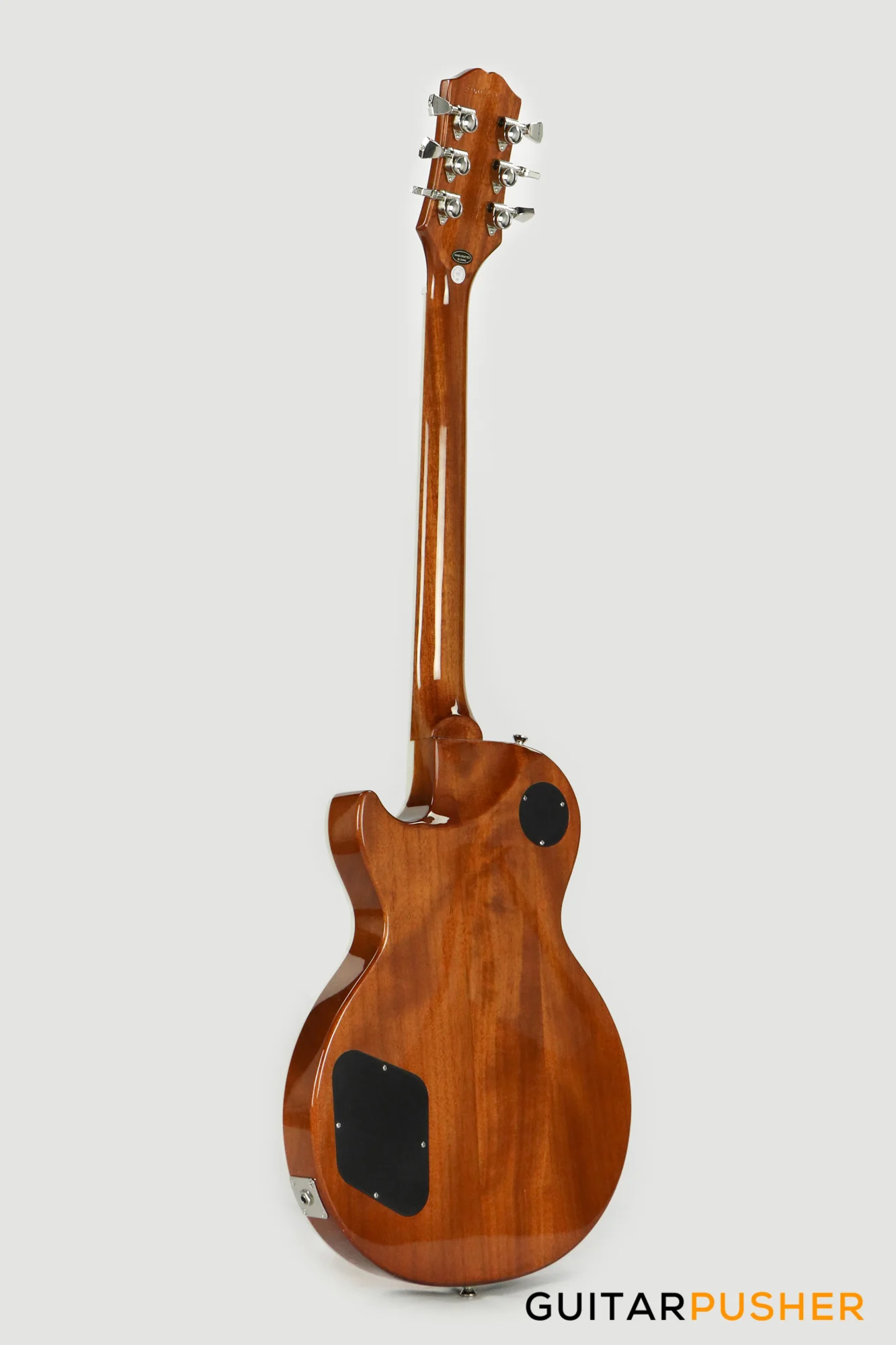Epiphone Les Paul Modern Figured Electric Guitar - Magma Orange Fade - Image 6