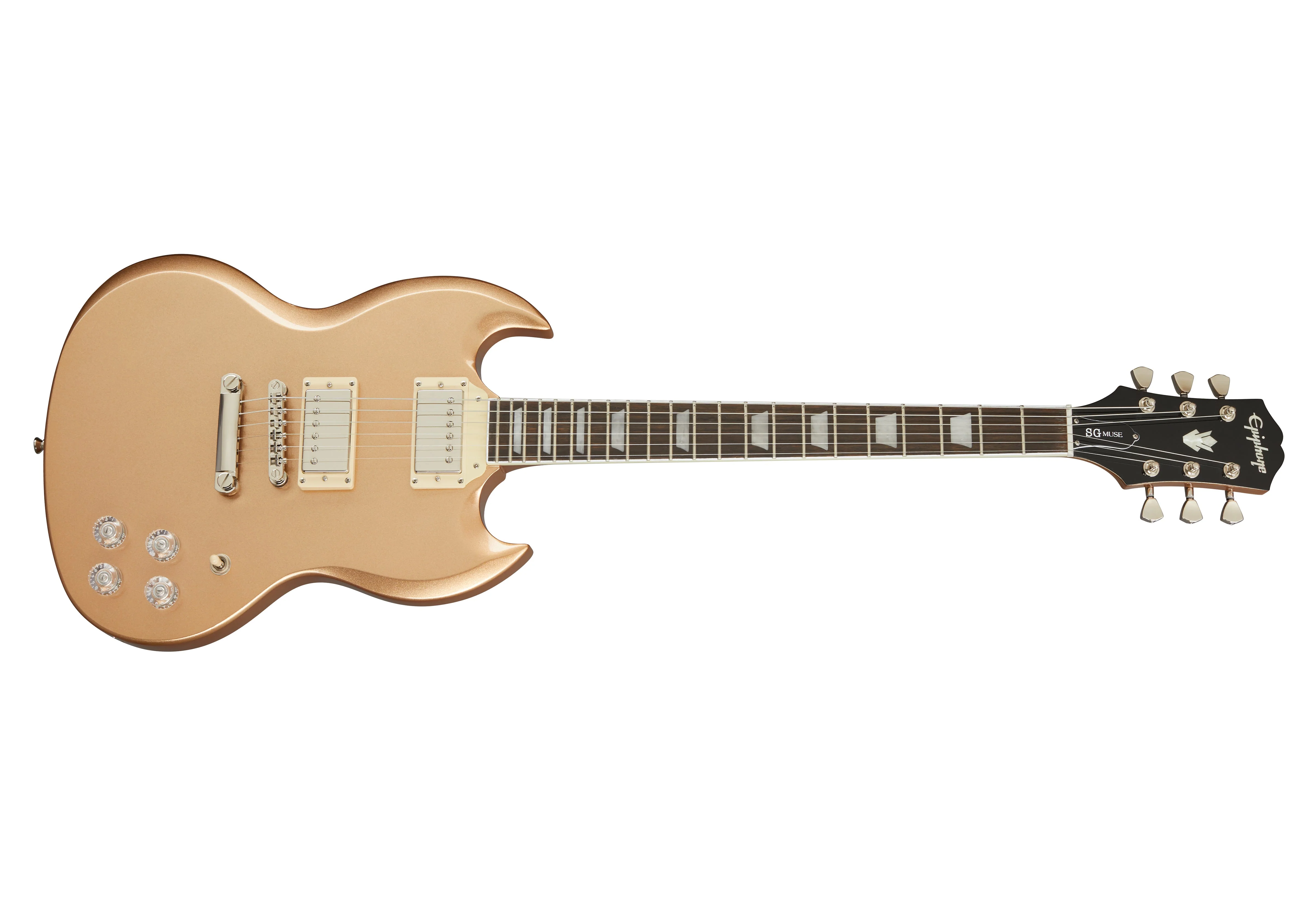 Epiphone SG Muse Electric Guitar - Smoked Almond Metallic - Image 2