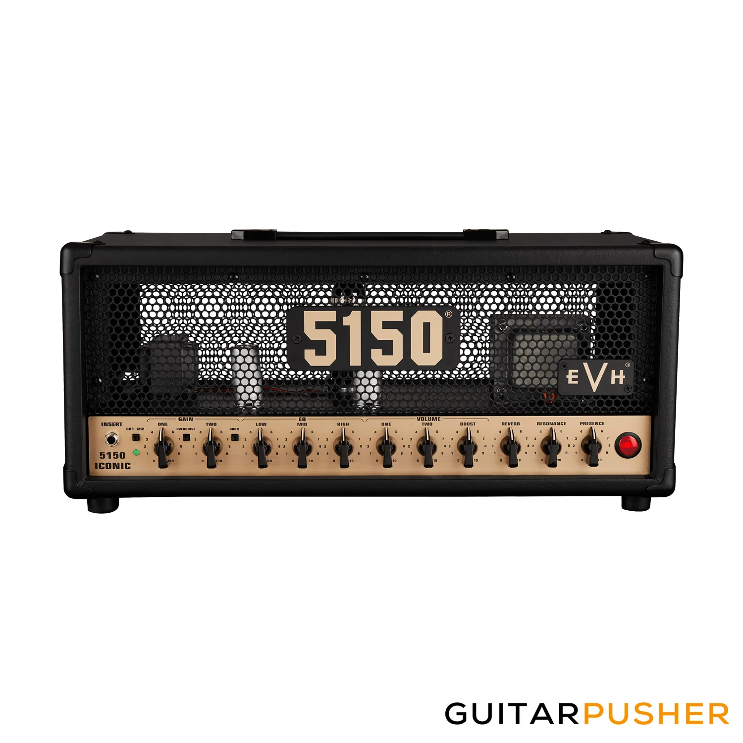 EVH 5150 Iconic Series 15-Watt EL34 Amplifier Head, Black, 230V EUR (2258206000)