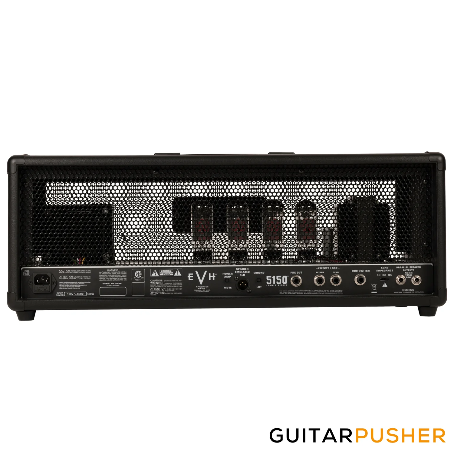 EVH 5150 Iconic Series 80-Watt Amplifier Head, Black, 230V EUR (2257400010) - Image 3