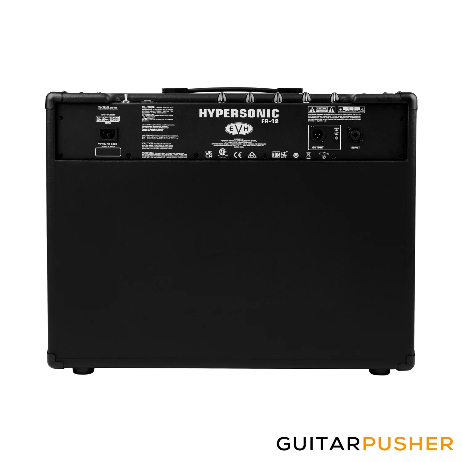 EVH Hypersonic FR-12 Speaker Cabinet - Black (2255206010) - Image 2