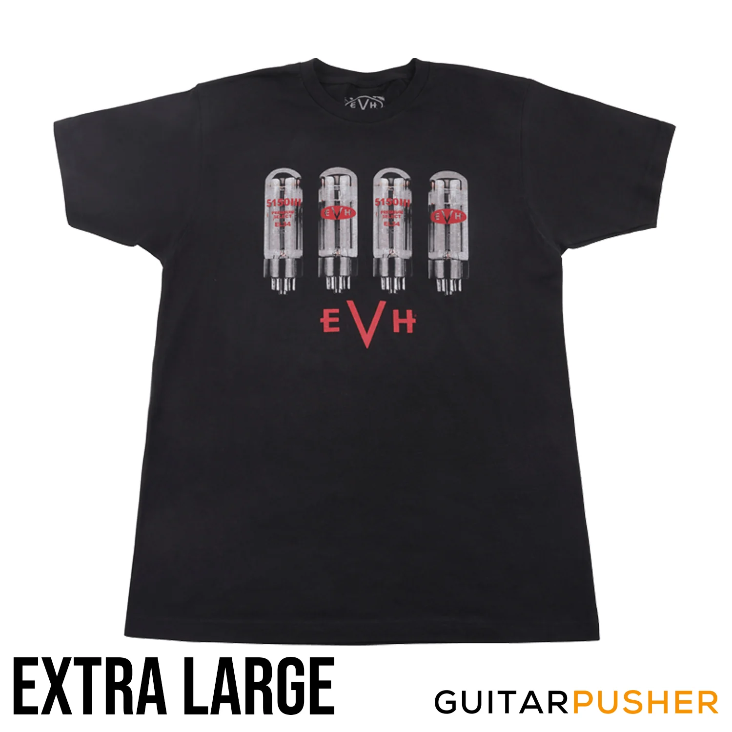 EVH Tube Logo T-Shirt Black - Image 4