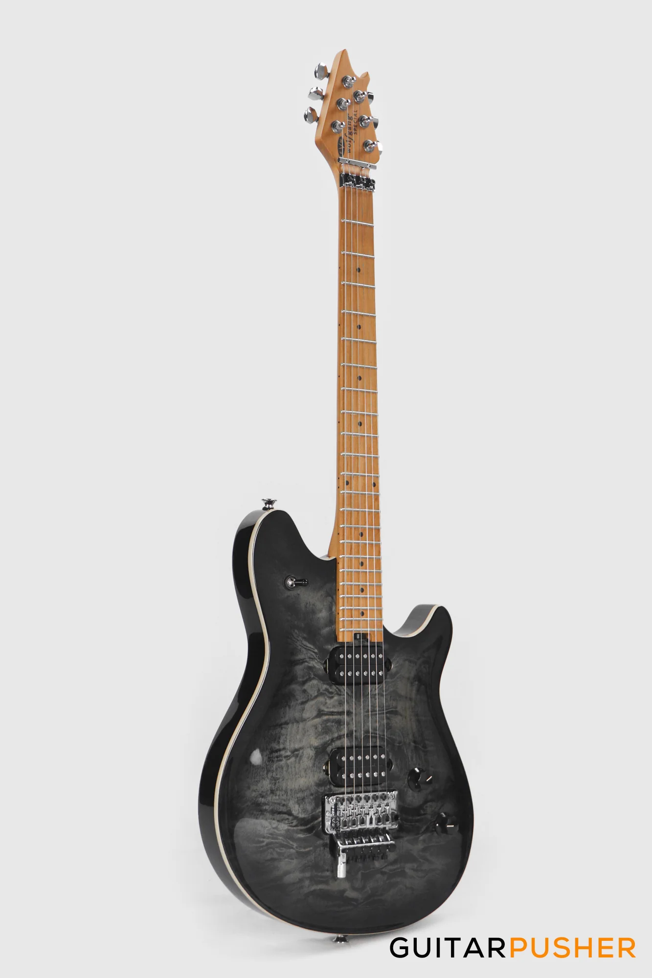 EVH Wolfgang Special, Baked Maple Fretboard Electric Guitar - Charcoal Burst - Image 3