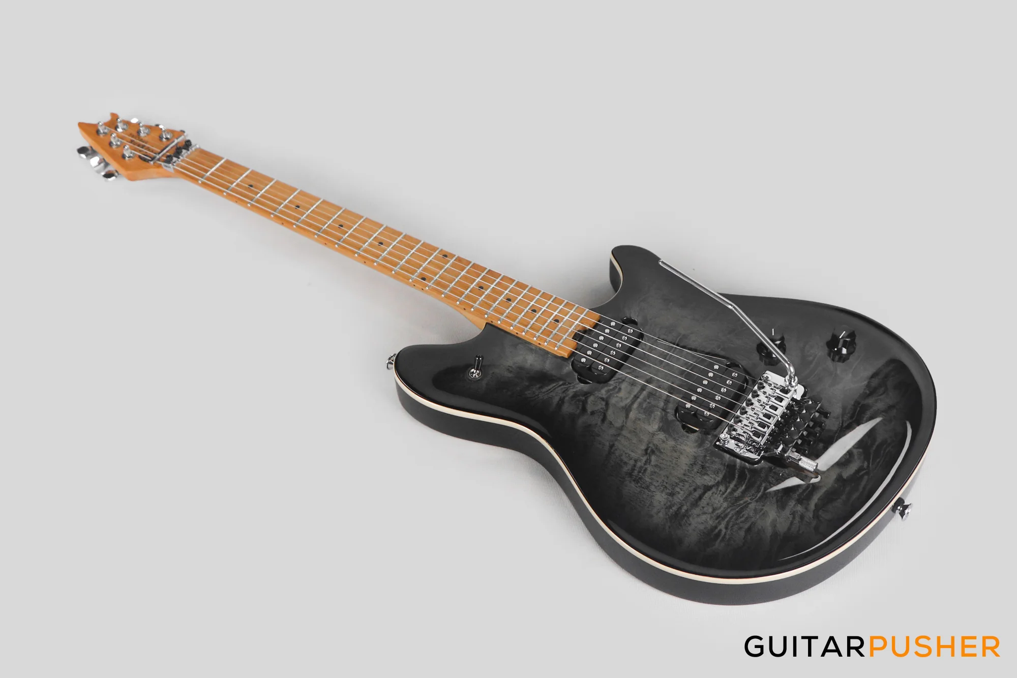 EVH Wolfgang Special, Baked Maple Fretboard Electric Guitar - Charcoal Burst - Image 9