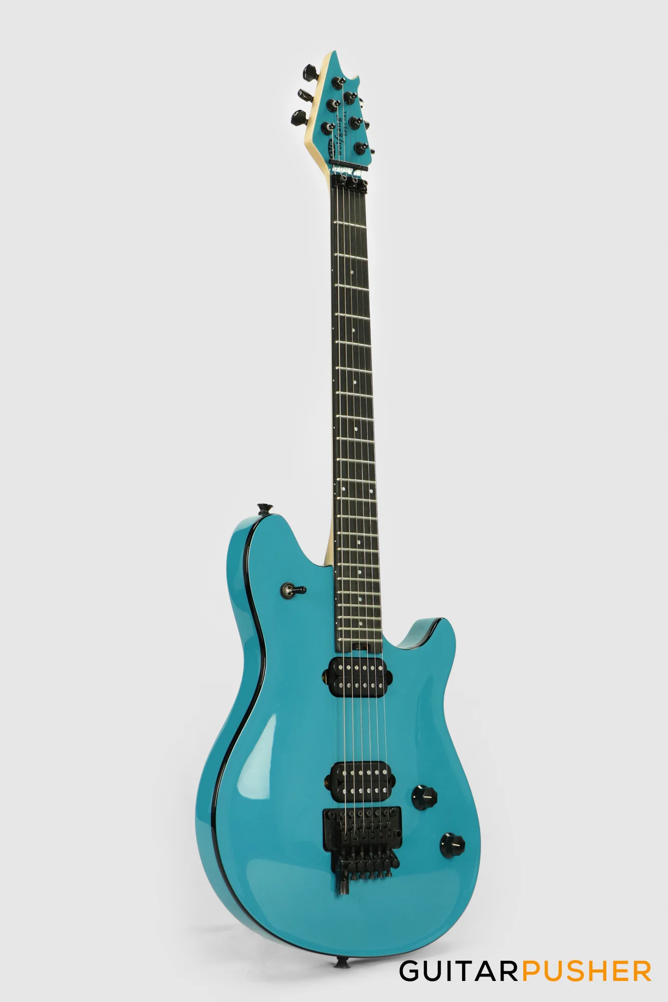 EVH Wolfgang Special, Ebony Fretboard Electric Guitar - Miami Blue - Image 3