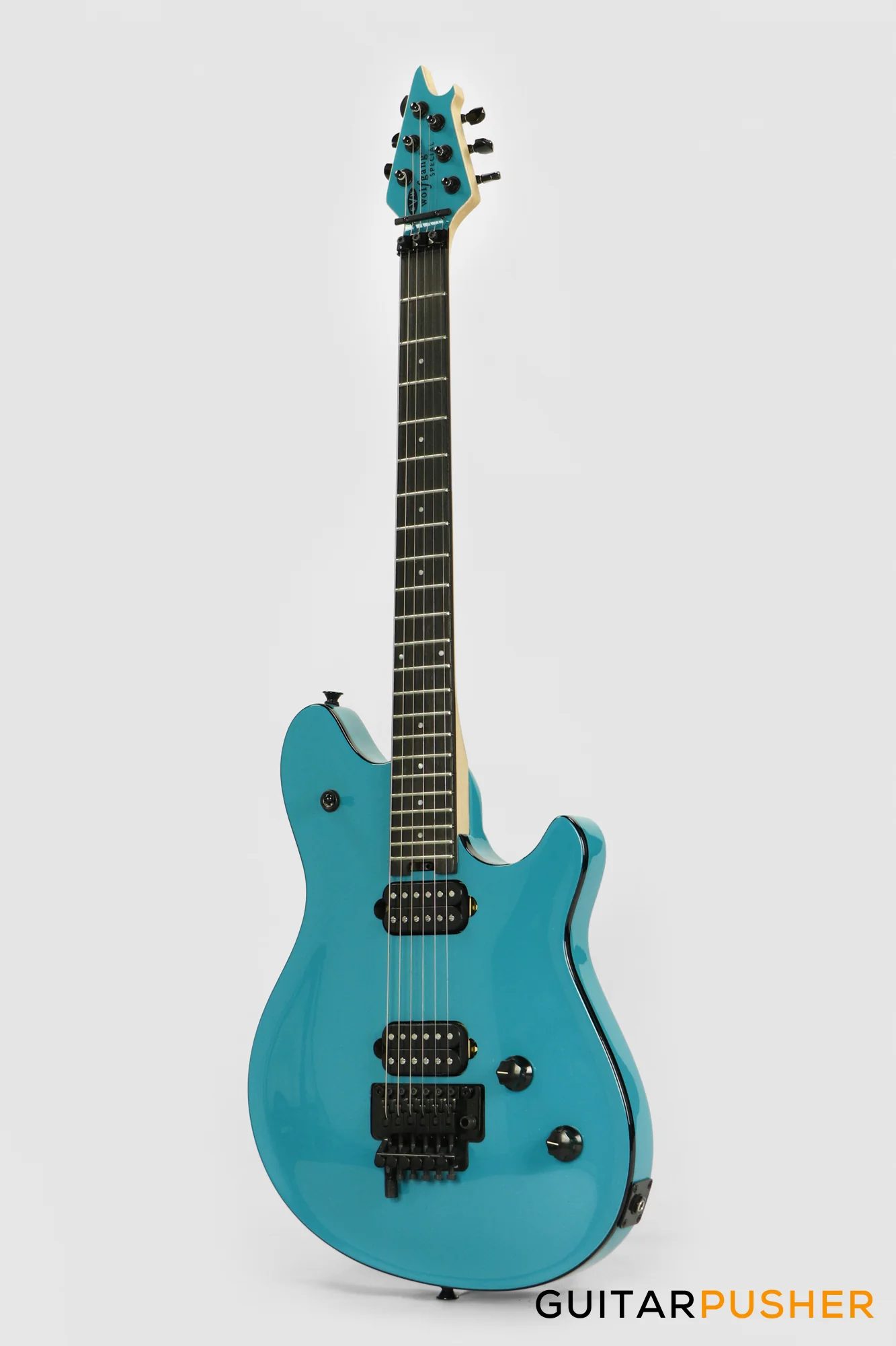 EVH Wolfgang Special, Ebony Fretboard Electric Guitar - Miami Blue - Image 7