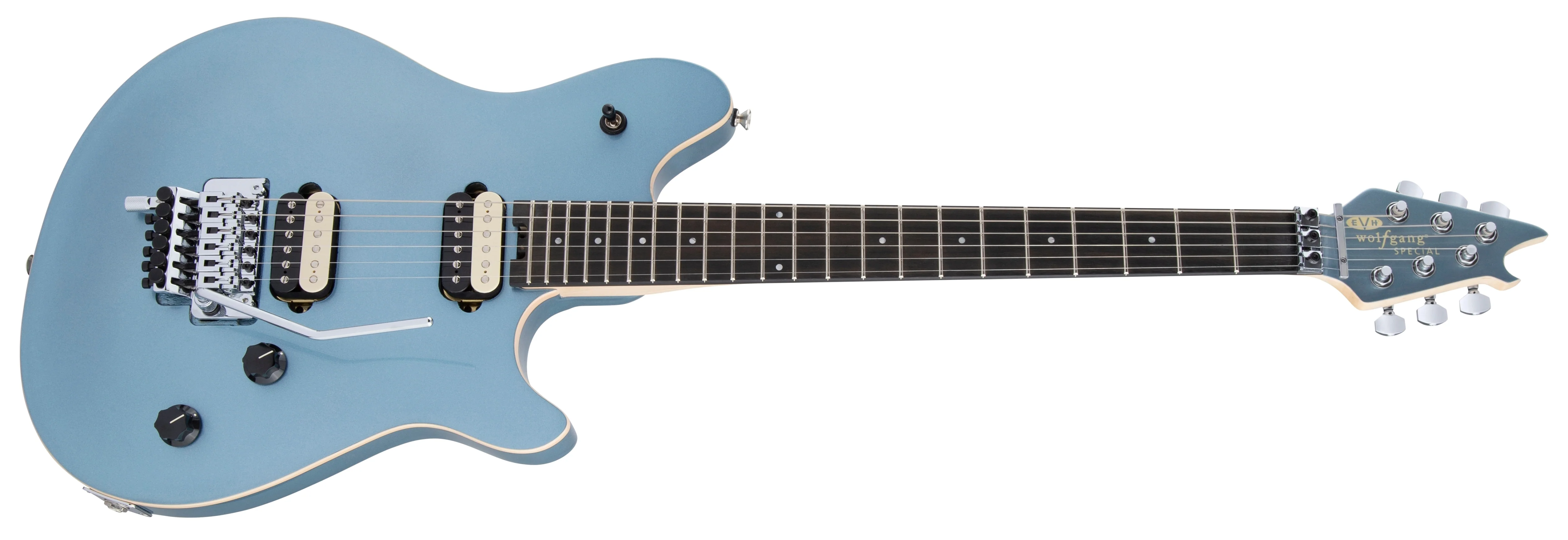 EVH Wolfgang Special, Ebony Fretboard Electric Guitar - Ice Blue Metallic - Image 3