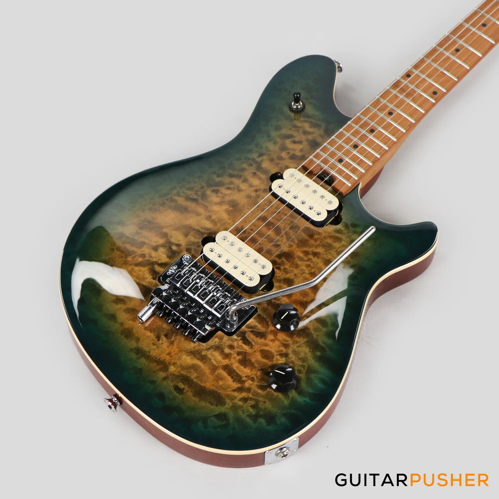 EVH Wolfgang Special Quilt Maple Top, Baked Maple Fretboard Electric Guitar - Indigo Burst (5107701595) - Image 10