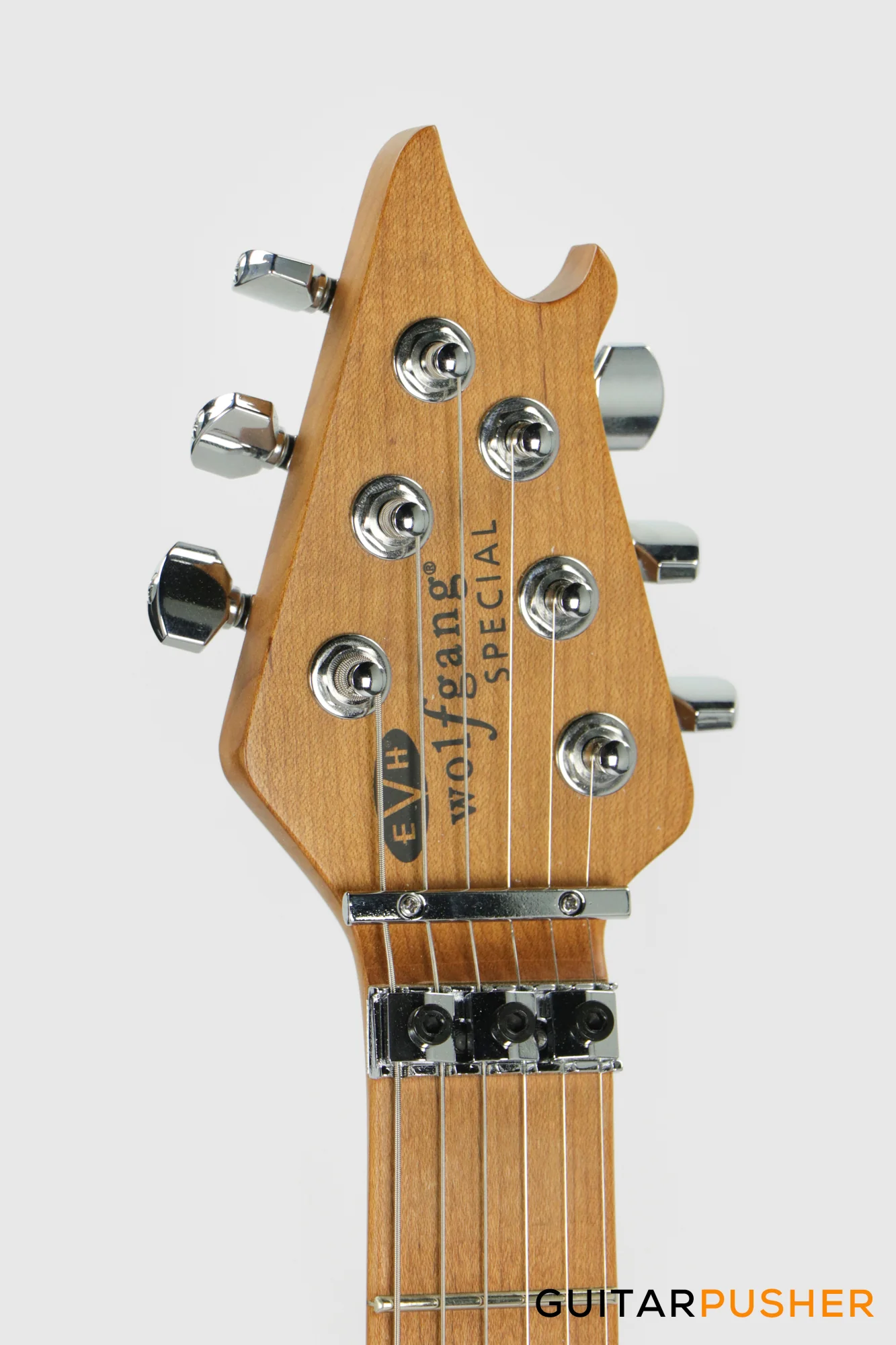 EVH Wolfgang Special Quilt Maple Top, Baked Maple Fretboard Electric Guitar - Sangria - Image 4