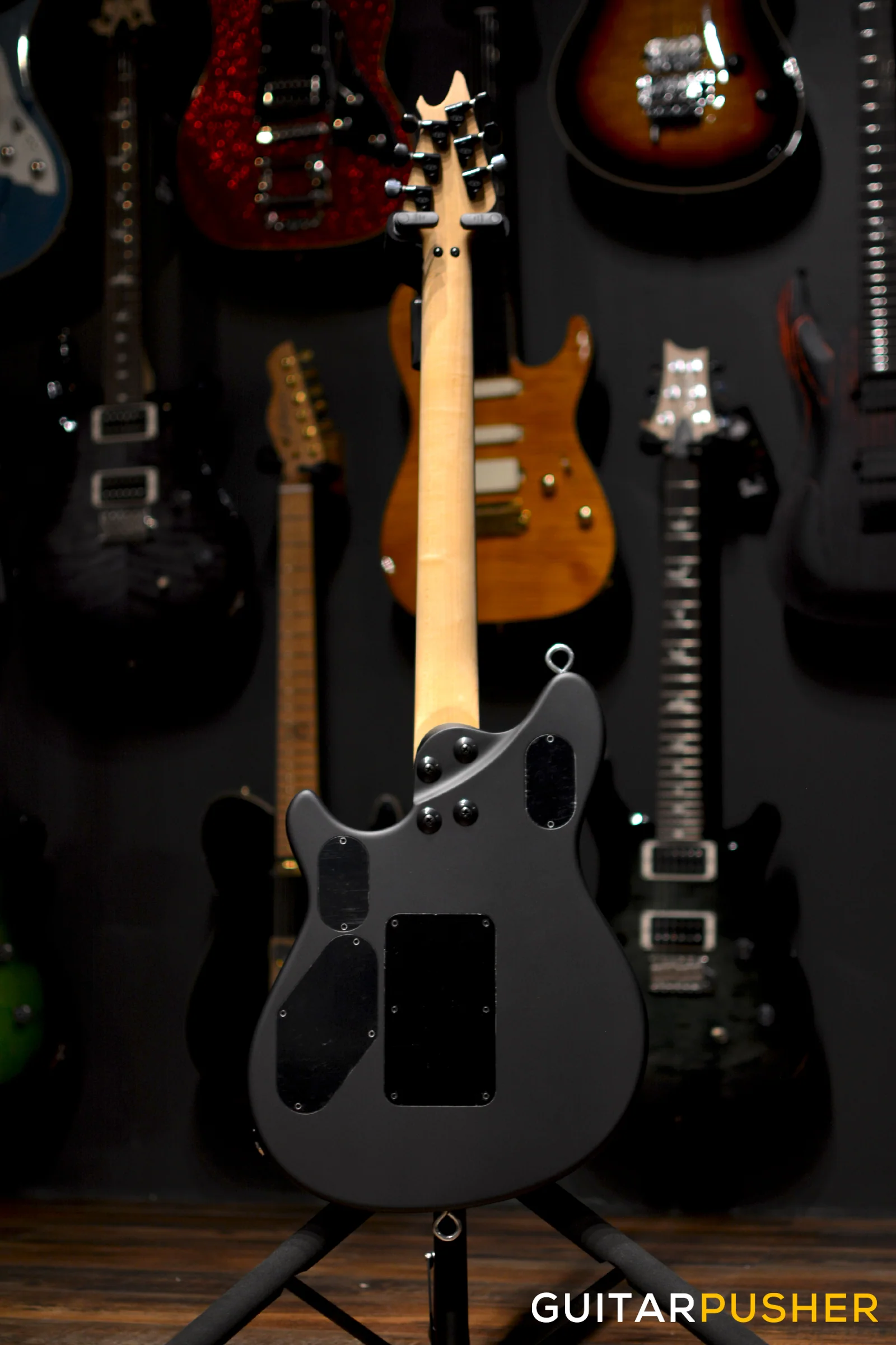 EVH Wolfgang USA Eddie Van Halen Signature, Ebony Fretboard Electric Guitar - Stealth Black - Image 11