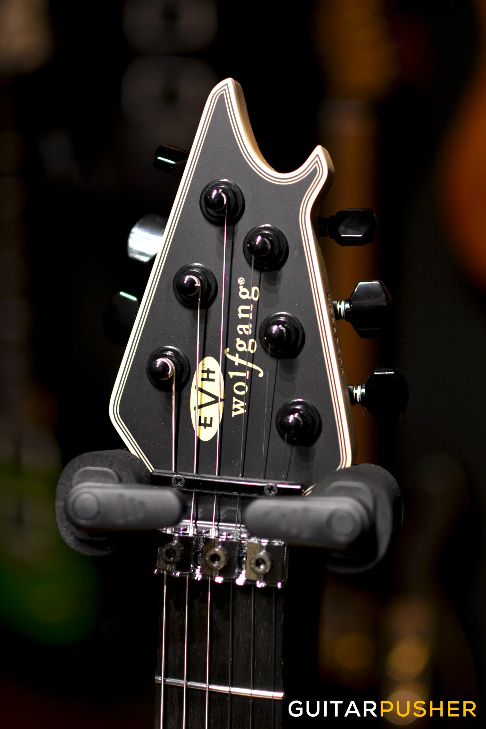 EVH Wolfgang USA Eddie Van Halen Signature, Ebony Fretboard Electric Guitar - Stealth Black - Image 12