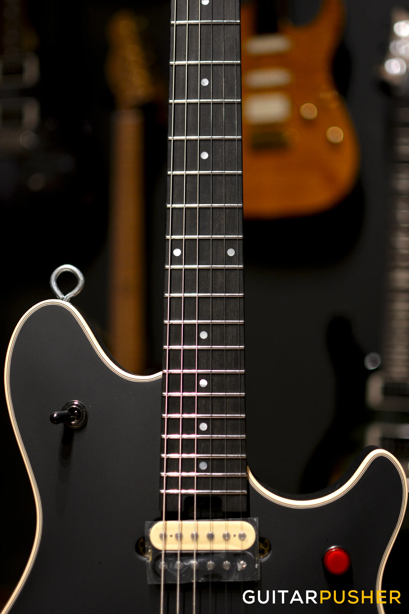 EVH Wolfgang USA Eddie Van Halen Signature, Ebony Fretboard Electric Guitar - Stealth Black - Image 6