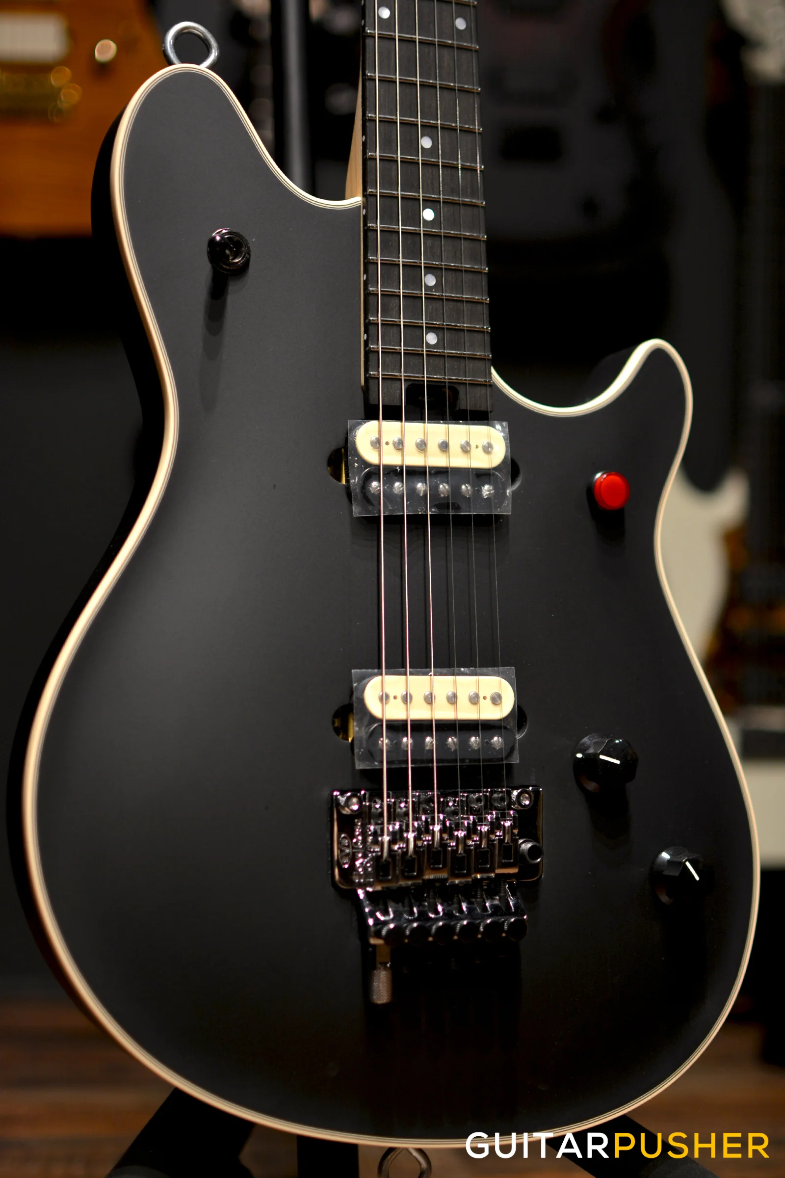 EVH Wolfgang USA Eddie Van Halen Signature, Ebony Fretboard Electric Guitar - Stealth Black - Image 7