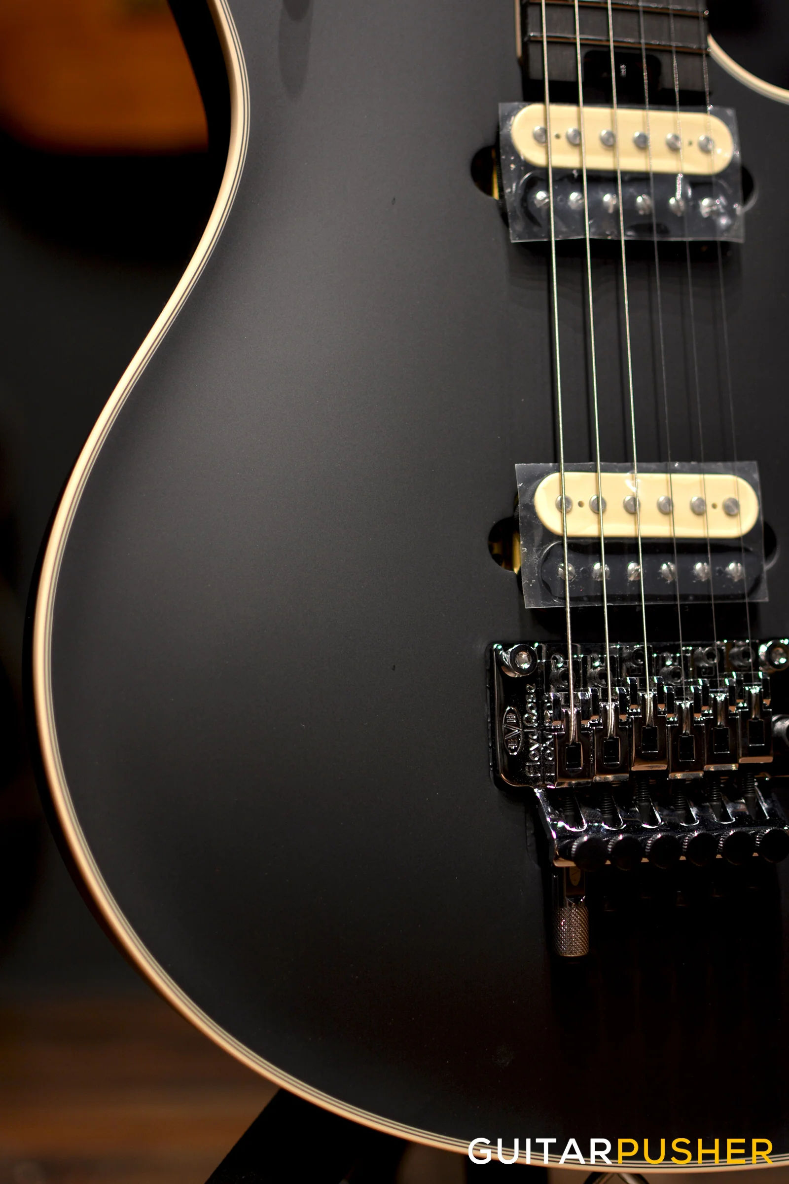 EVH Wolfgang USA Eddie Van Halen Signature, Ebony Fretboard Electric Guitar - Stealth Black - Image 8