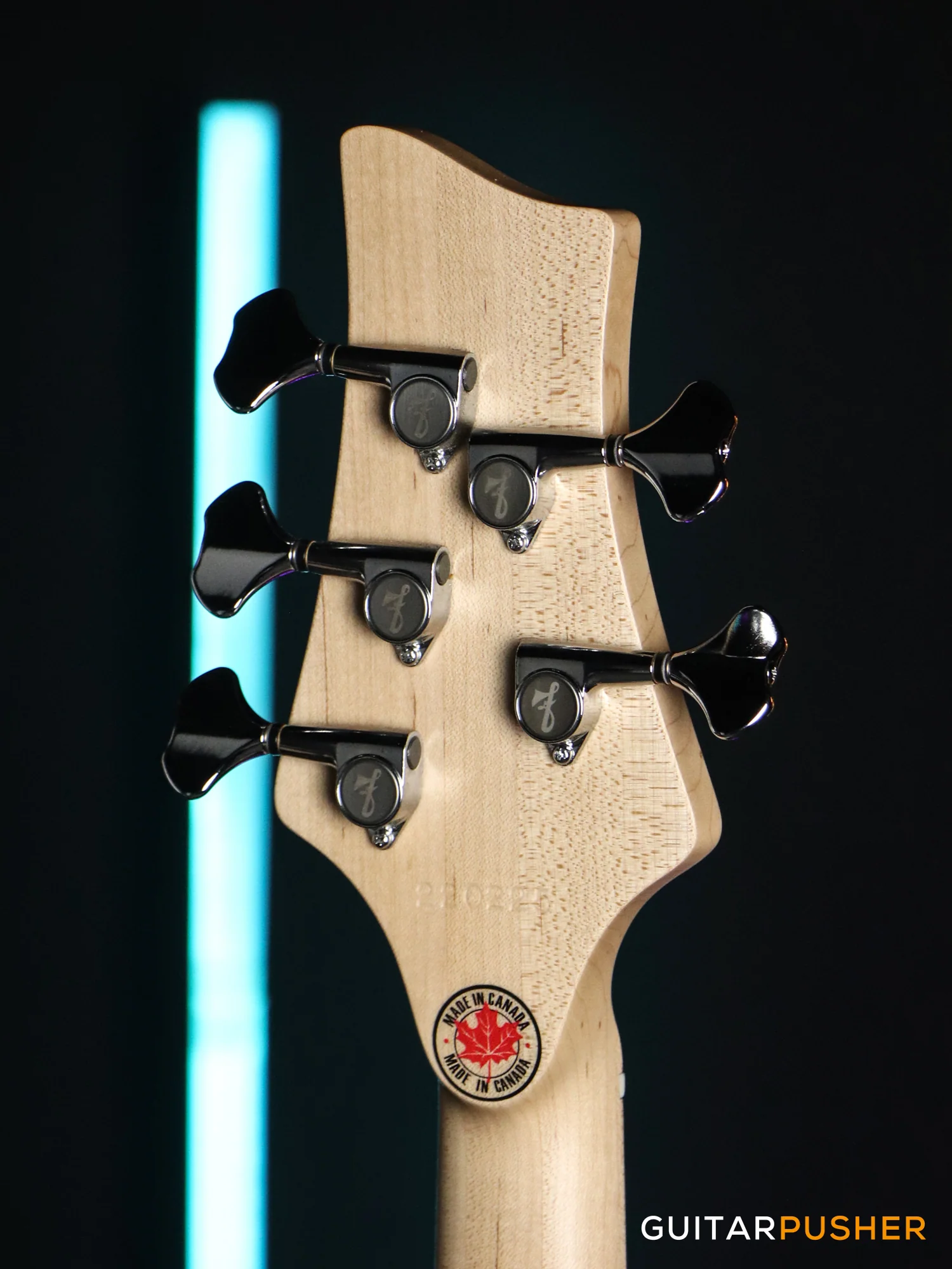 FBASS VF5-PJ 5-String Bass (Transparent Seafoam Green Gloss) - Alder Body, Maple Fingerboard - Image 3