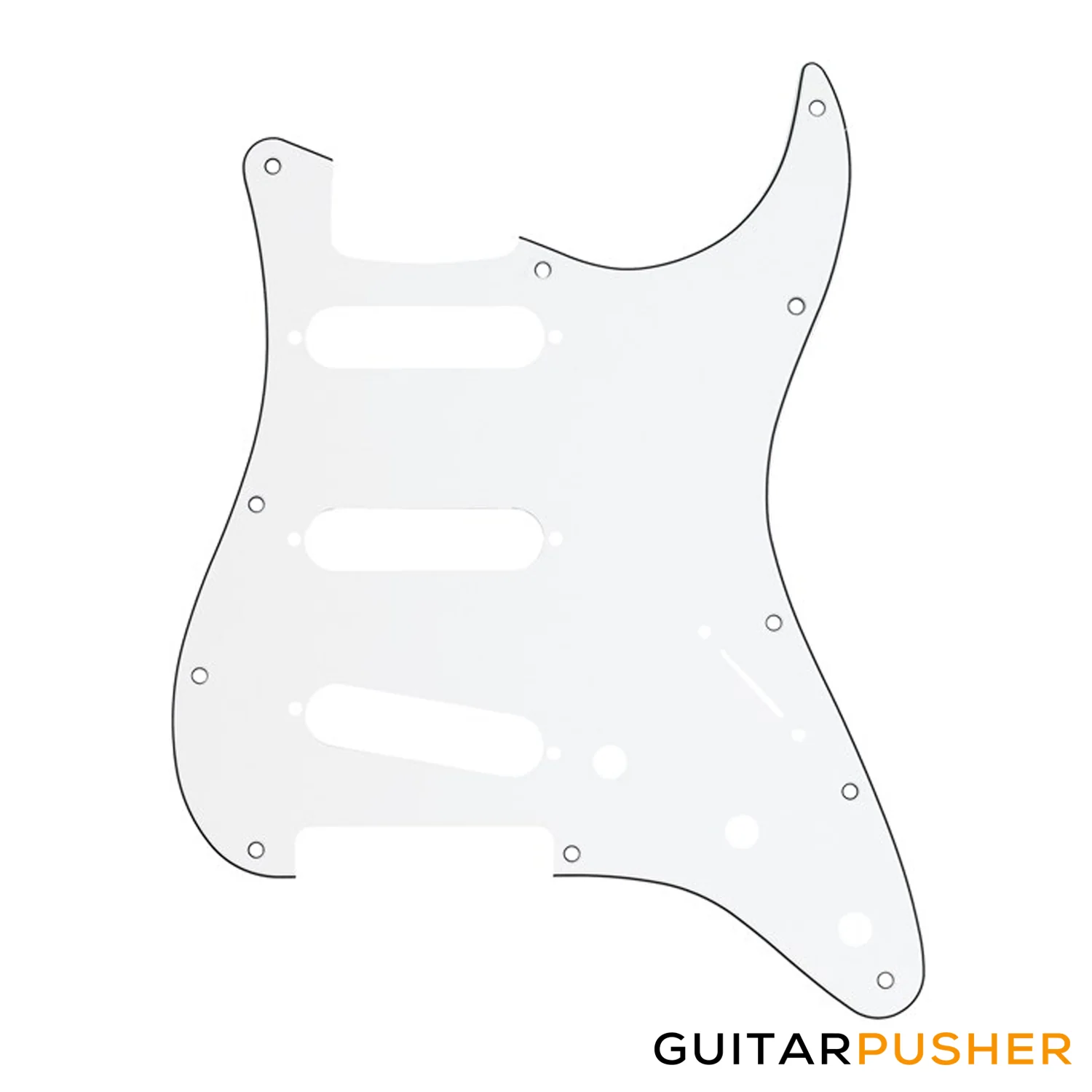 Fender 11-Hole Modern-Style Strat Pickguard (White) 099-1360-000
