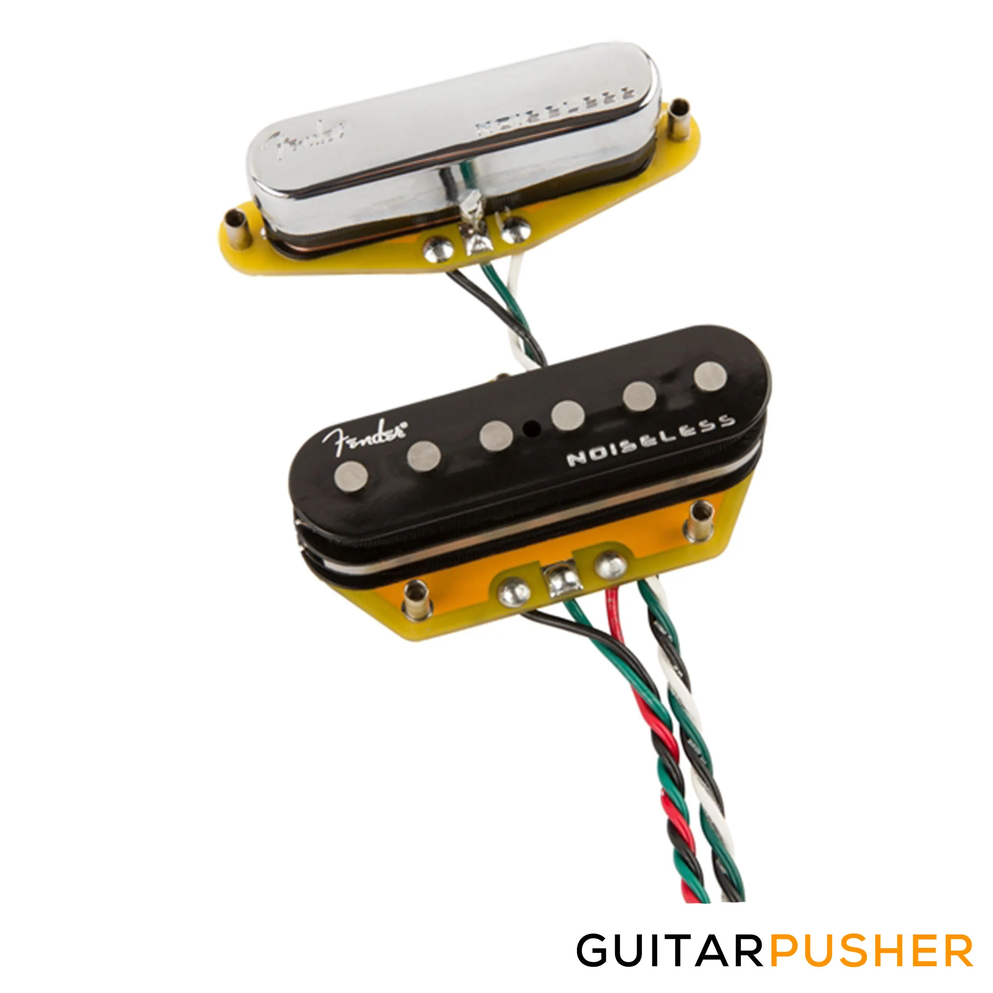 Fender Gen 4 Noiseless Tele Pickup Set - Nickel/Black 099-2261-000