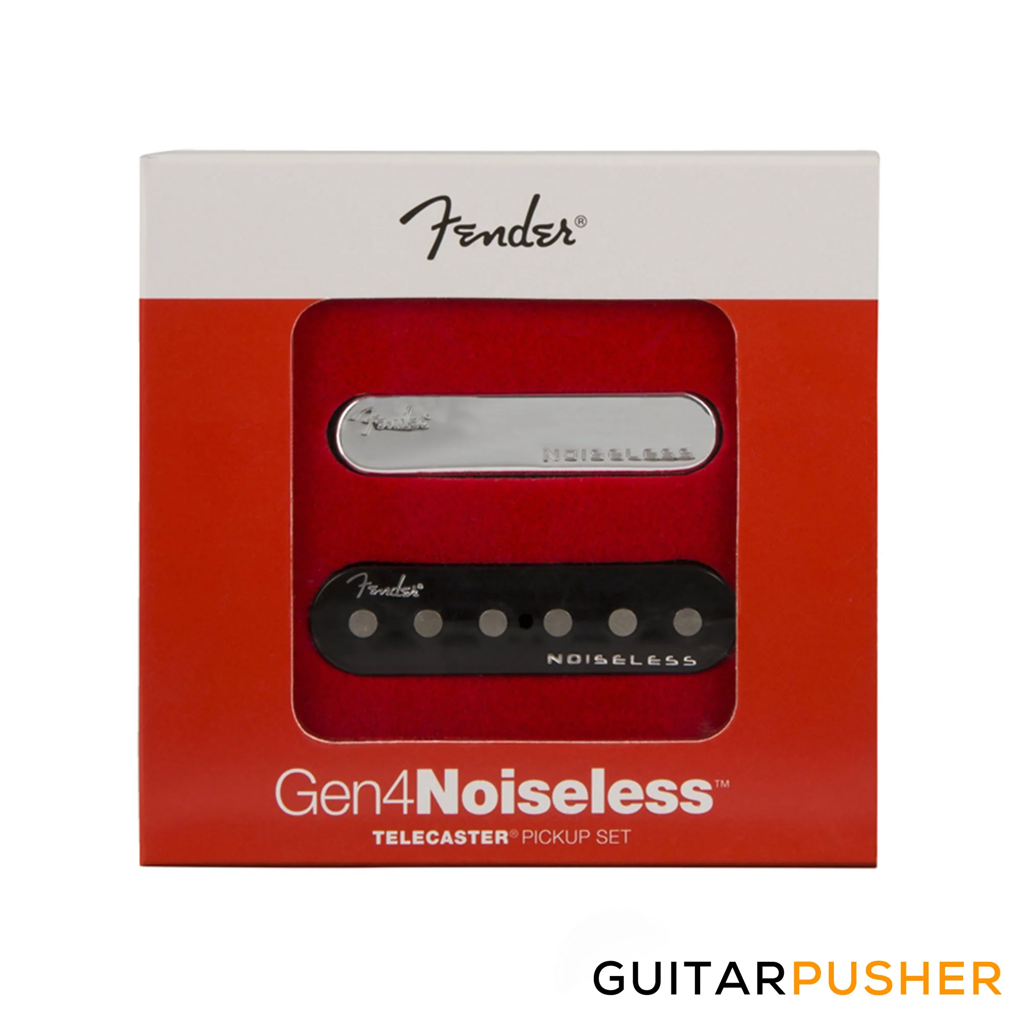 Fender Gen 4 Noiseless Tele Pickup Set - Nickel/Black 099-2261-000 - Image 3