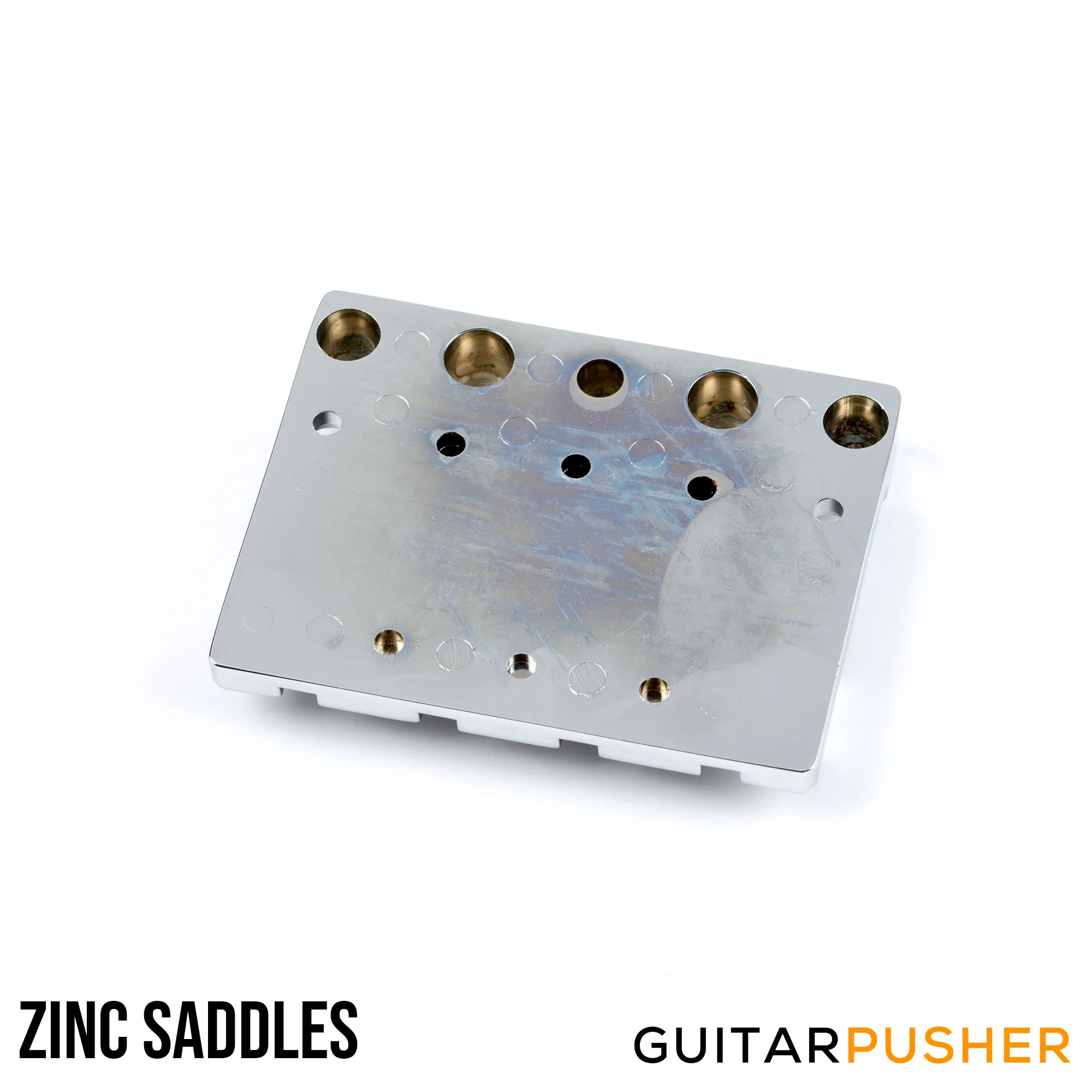 Fender Hi-Mass Bridge Assembly (Chrome) - Image 2
