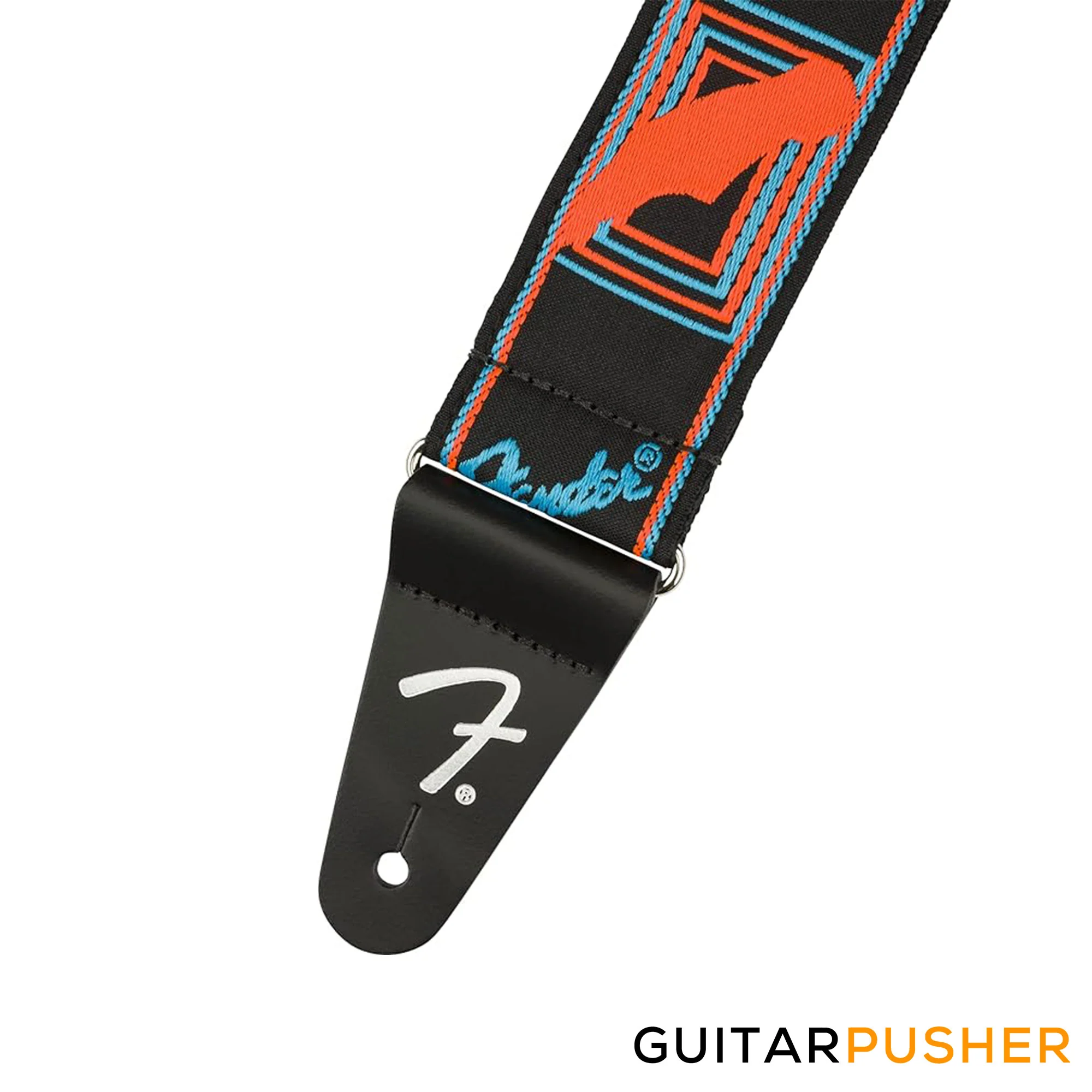 Fender Neon Monogrammed Guitar Strap - Image 11