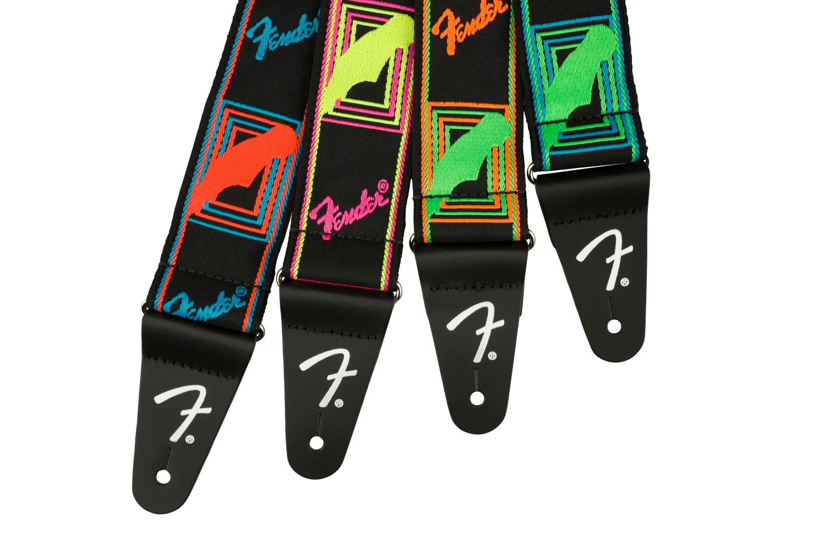 Fender Neon Monogrammed Guitar Strap - Image 5